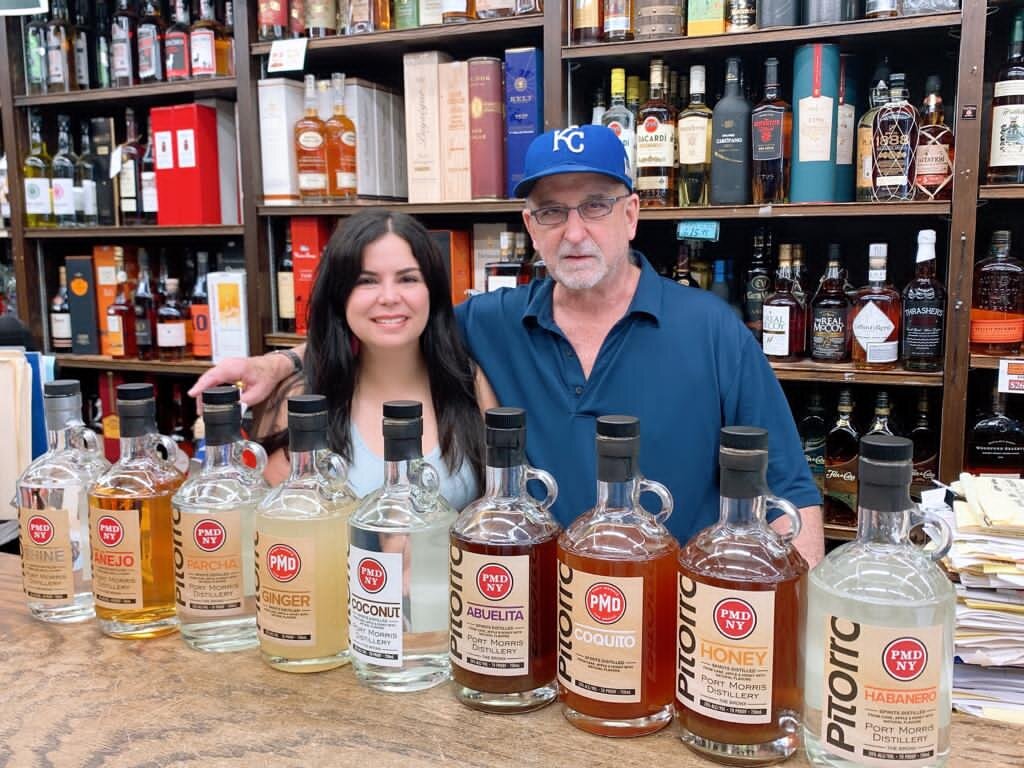 Angelique Sina, president of FOPR, and Steve Feldman from Potomac Wines & Spirits.