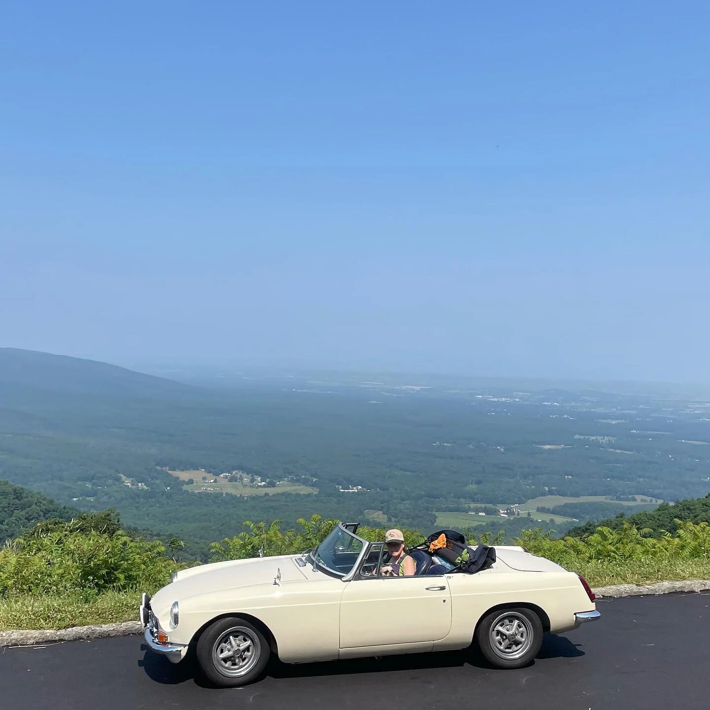 Little car, big sky.
