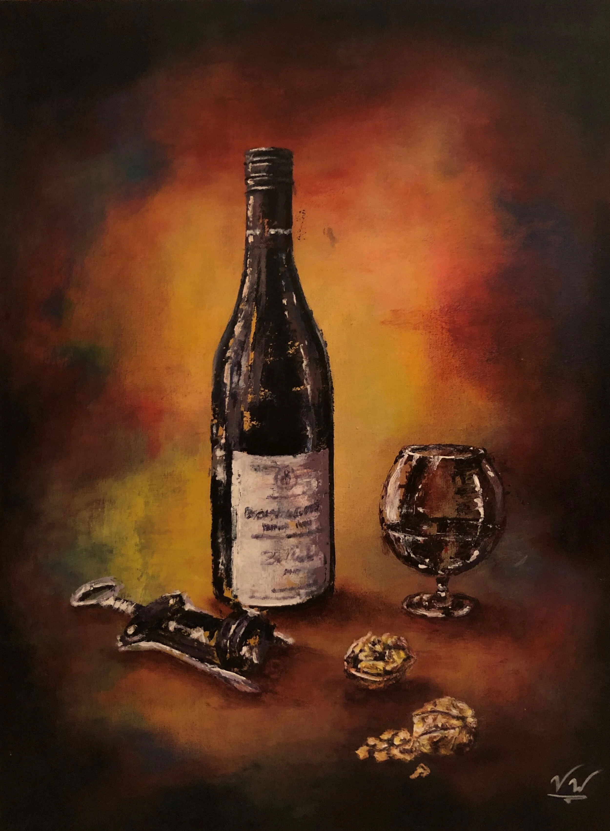 'Bottle of Burgundy' 