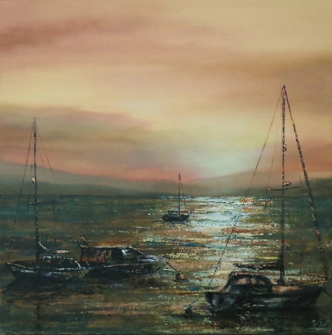 'Yachts at Dusk' 