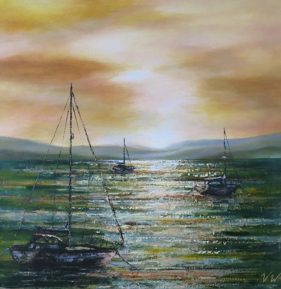 'Yachts at Dusk II' 