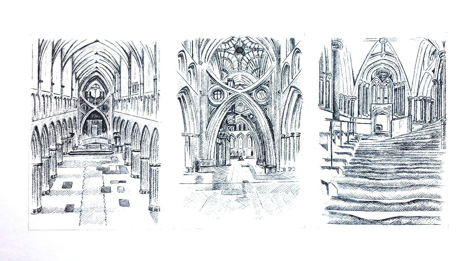 'Wells Cathedral Triptych'