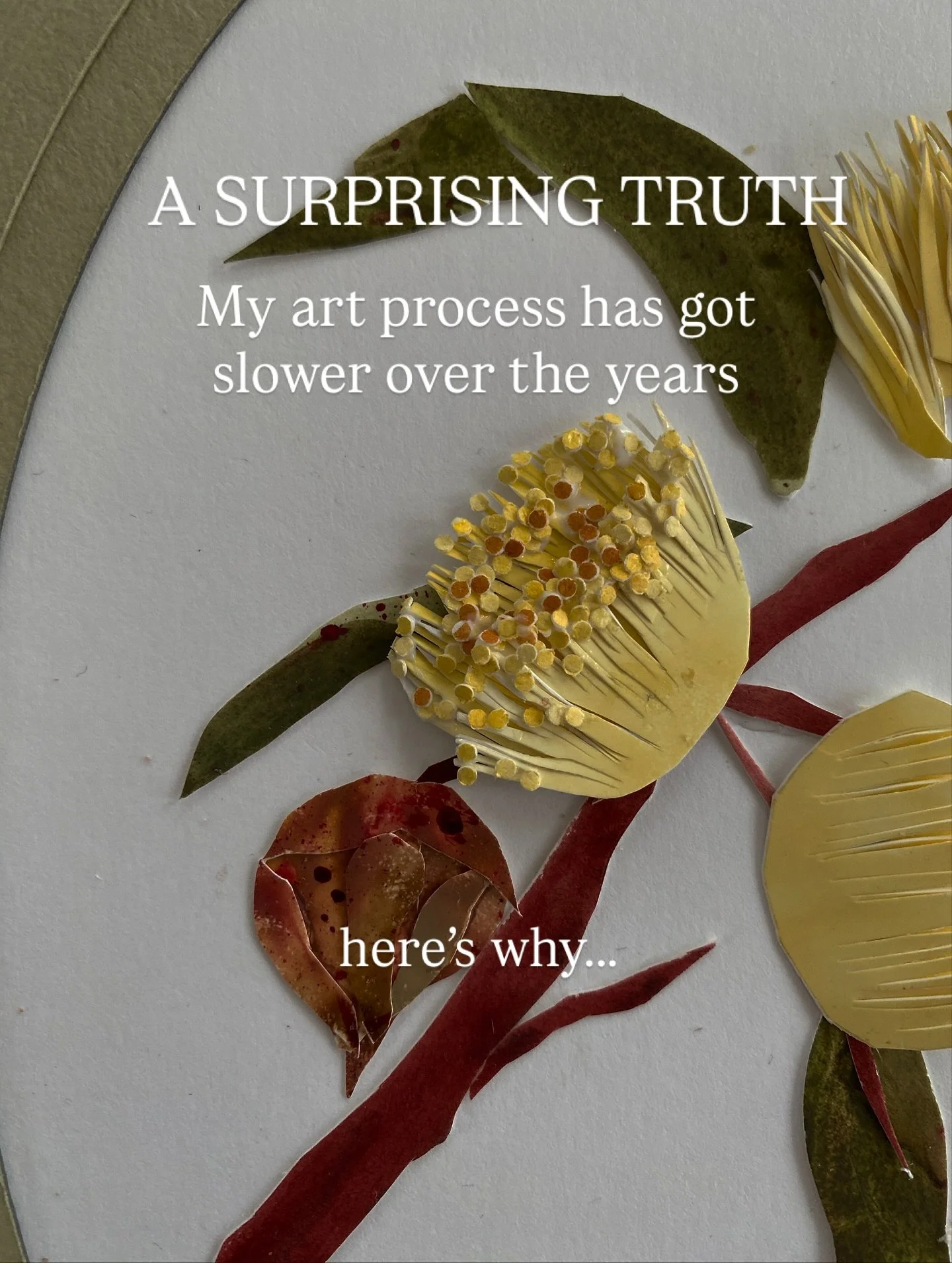 SPOILER : it&rsquo;s not the two little babes that make the process slower, it&rsquo;s me. 

I&rsquo;ve come to accept, and cherish, those finer more intricate details. Both figuratively and literally in my work. They force me to slow down. To resist