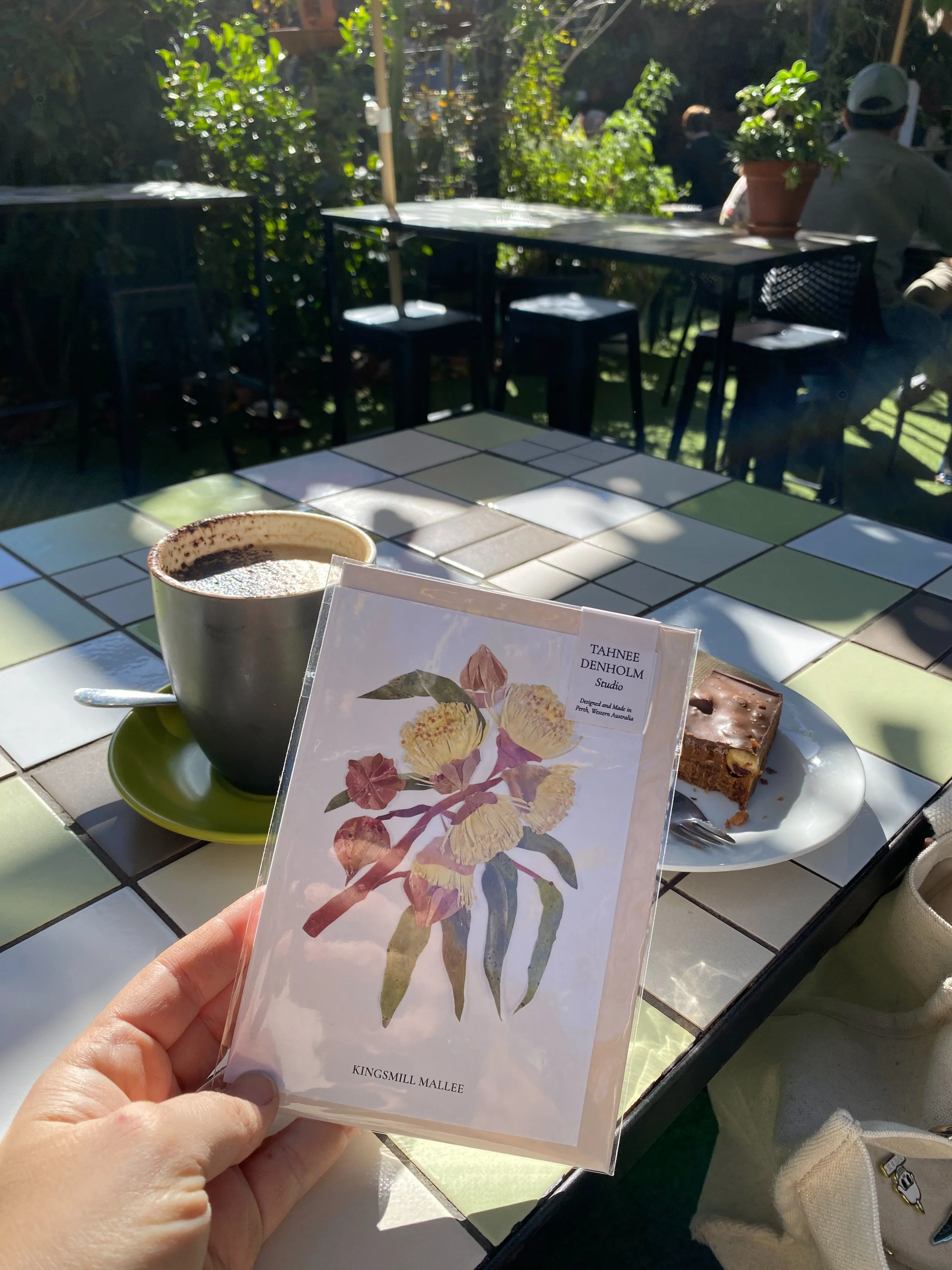 Spoilt with this magical winter weather. I&rsquo;ve found the ideal combo in the garden at @greenbunchperth with cards you can find in store too.