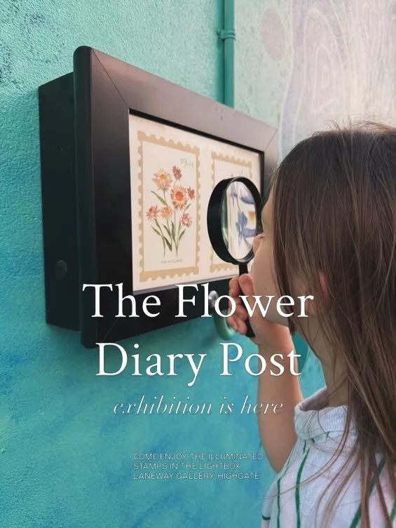 My newest exhibition is now showing at Lightbox Laneway Gallery.

For this exhibition, my paper cut florals have been transformed into a series of illuminated postage stamps. 

They&rsquo;re designed to be seen from a distance, but I hope they&rsquo;