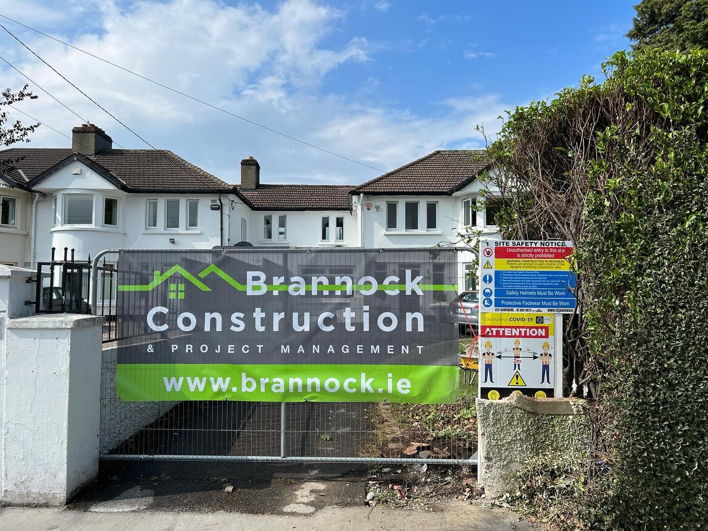 Beginning of an extension and full renovation in Blackrock. 

This project involved building an extension to add extra space for the clients while also reconfiguring upstairs area to enhance existing space. 

We began by reconfiguring upstairs area t