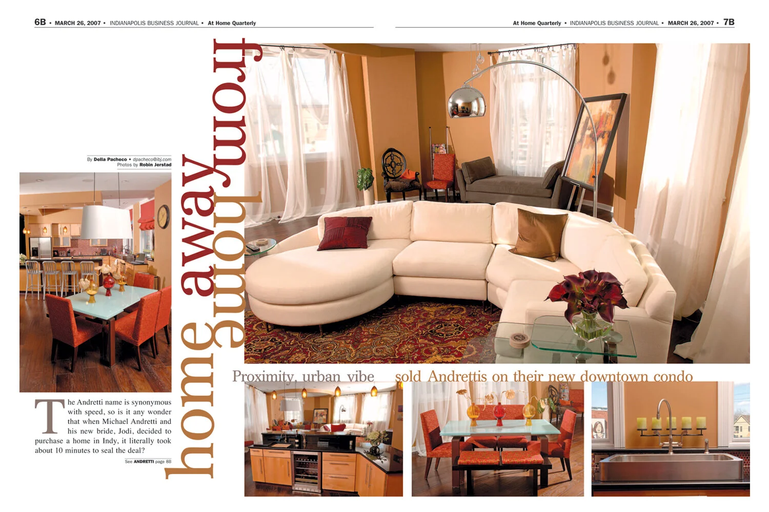 Magazine spread