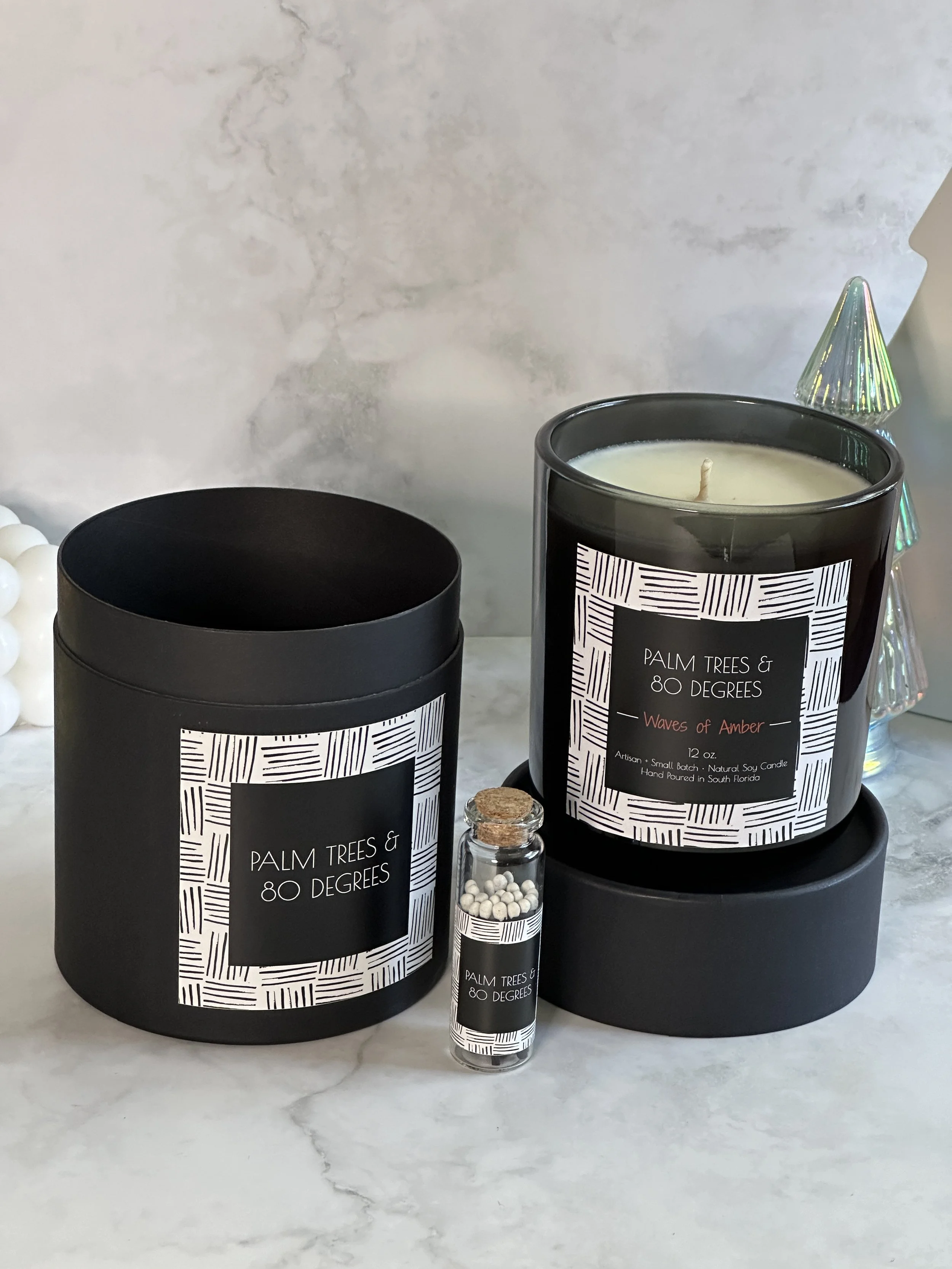 Matte Black Candle Tube