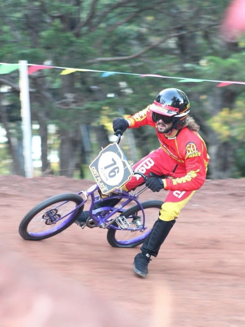 Victory laps 🏆 @torkerracing 

Not a bad way to celebrate my birthday, did pretty good for my first time racing 🏁🥳

#Coopfest is legit 🔥

I&rsquo;m loving the new kit. New helmet, goggles and gloves from @biltwell Thanks for the support! 🙏

#BMX