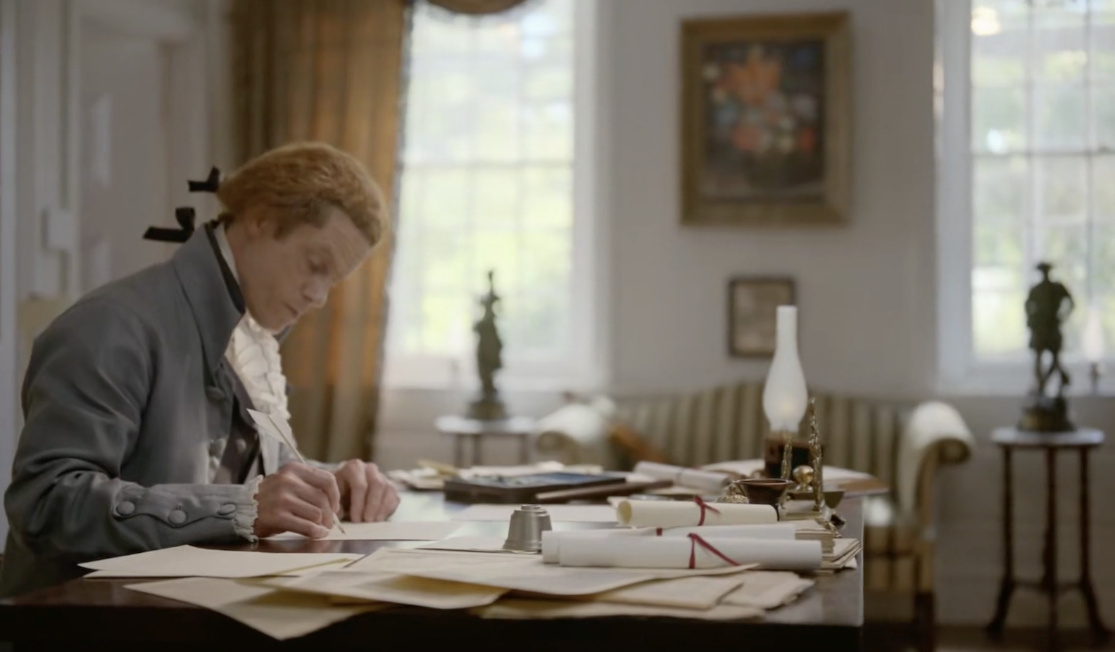 Thomas Jefferson actor Steve Edenbo in History Channel documentary
