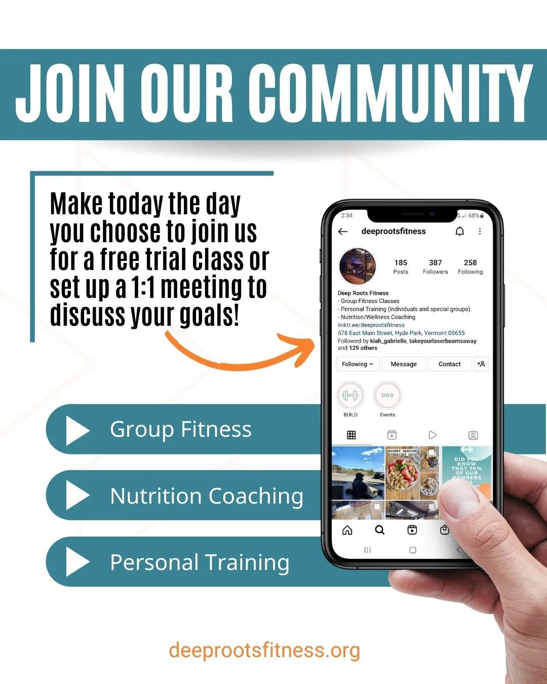 Have you been putting this off? Feeling like you need to &quot;get in shape&quot; before joining the gym? 🤔

🛑 Stop. 

📢 You're ready! 
📢 You've ALWAYS been ready! 

We have classes that fit your needs, and our trained coaches are ready to custom