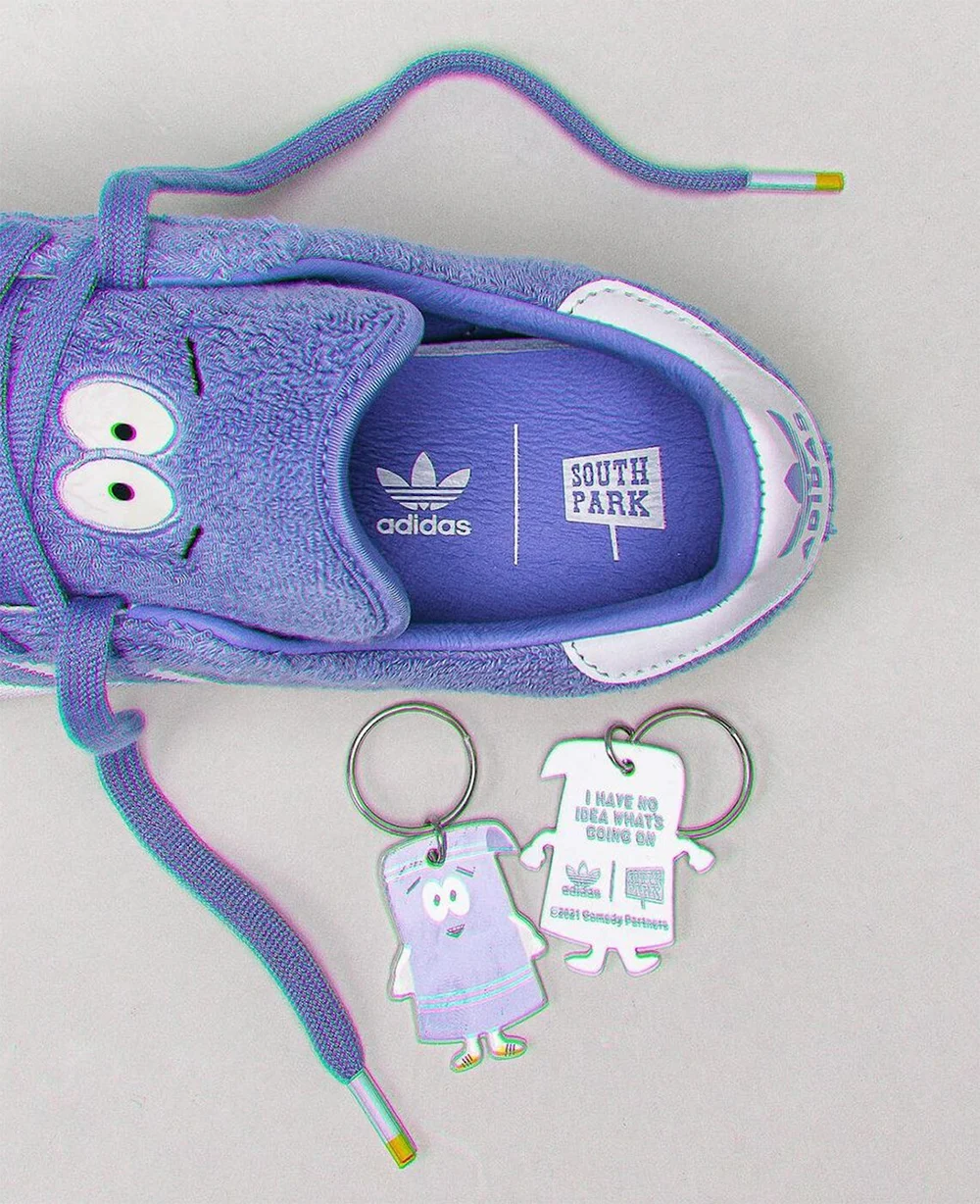 adidas gazelle silver green womens adidas Consortium x South Park Campus 80s main image 1