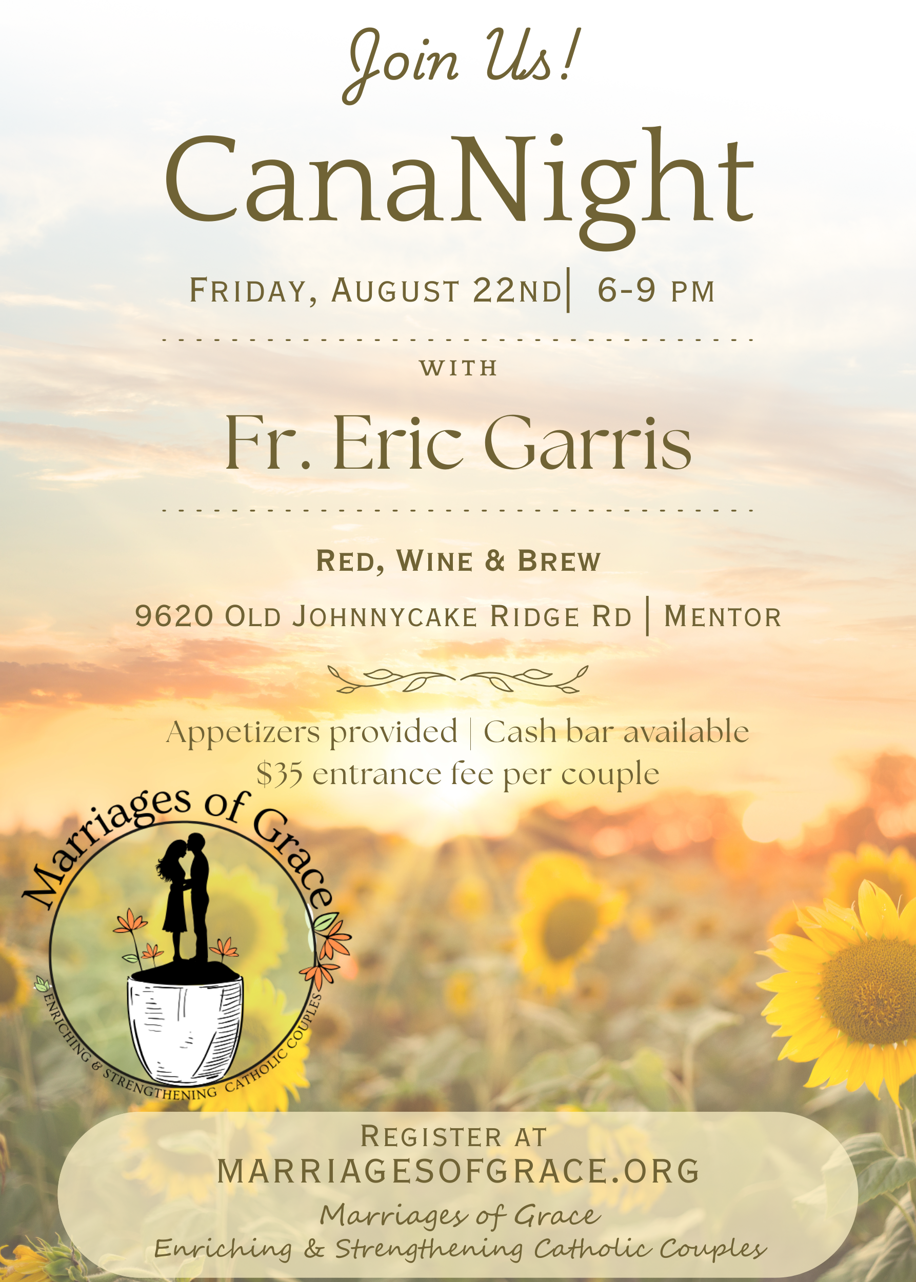 August CanaNight - Father Eric Garris
