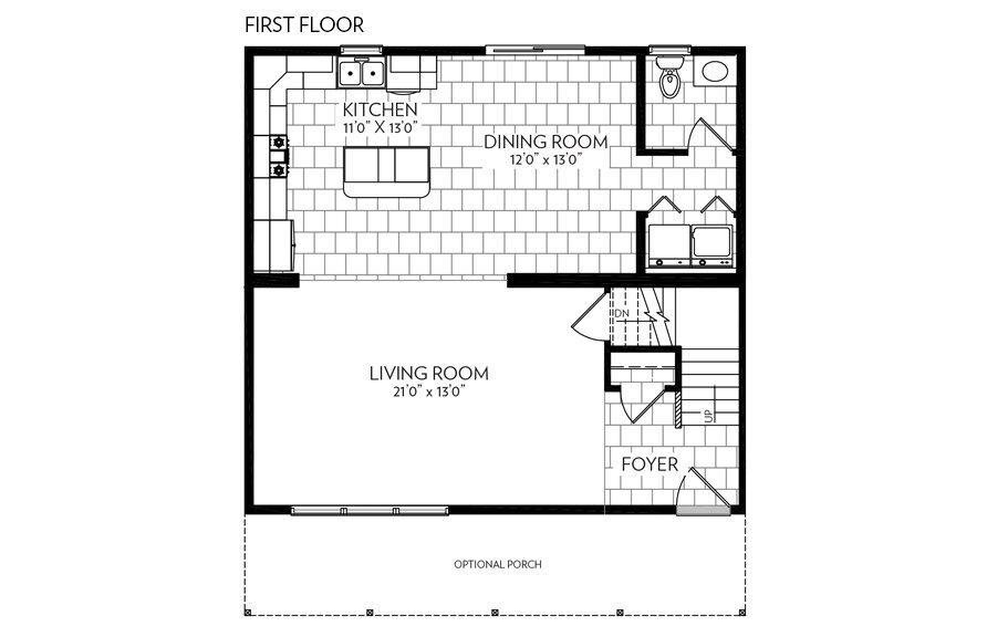 Ponderosa 1st Floor Plan Multi-family Townhouse with Spec Signature.jpg