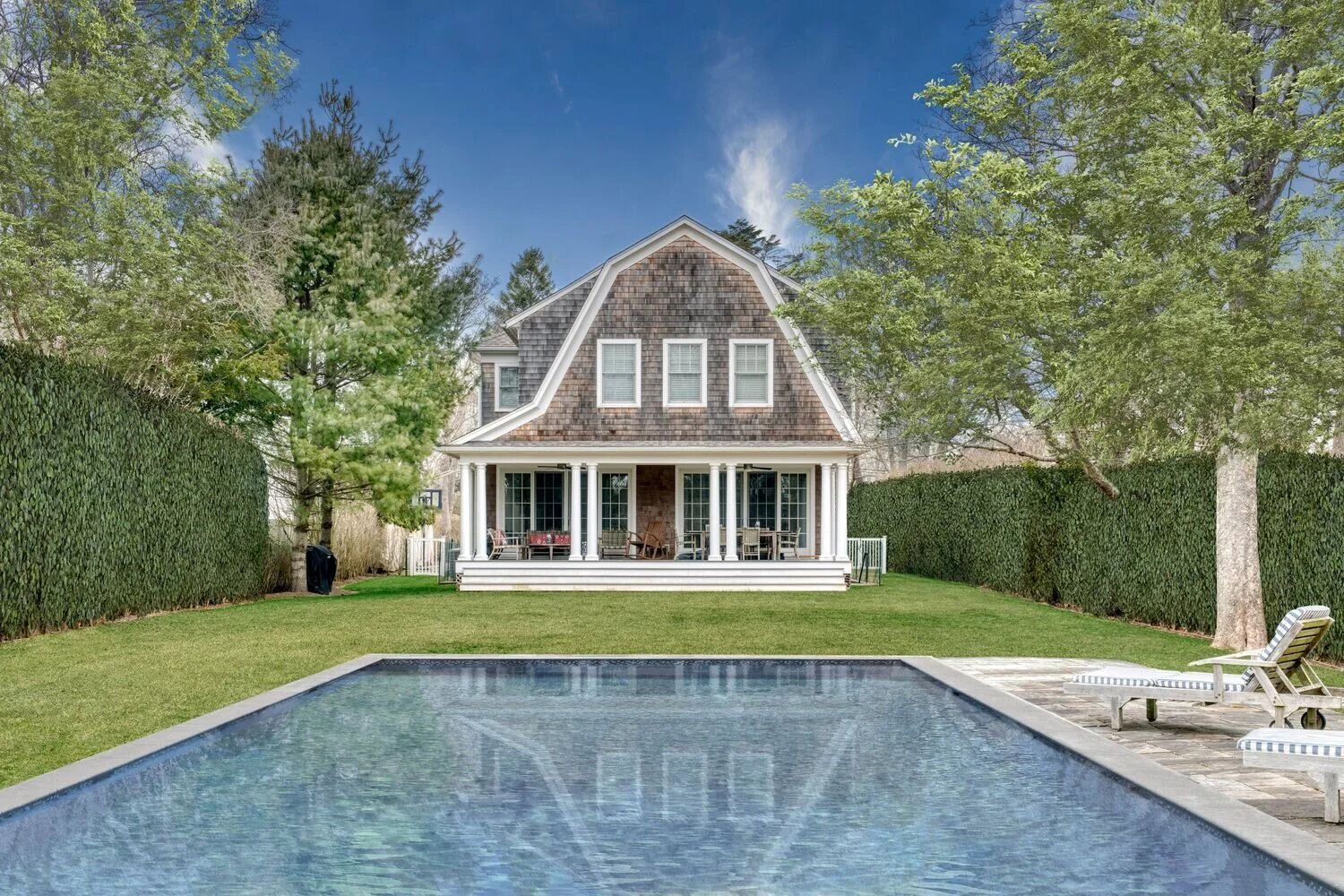 Classic Hamptons Gambrel-Style Roof Custom Modular Home
