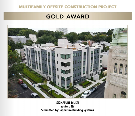 Signature Building Systems Wins NAHB National Award