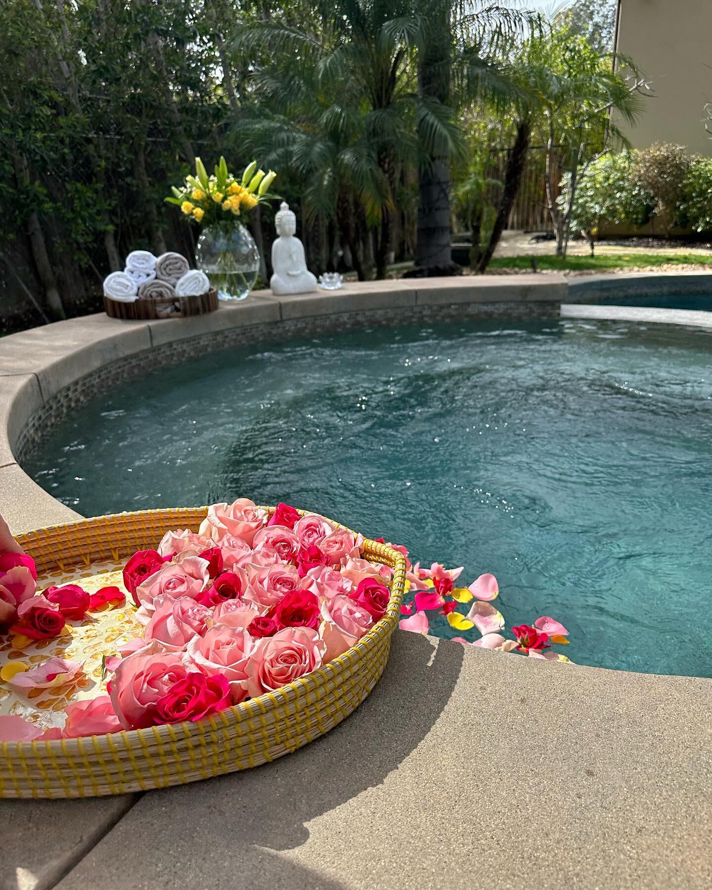 La vie en rose🌹 Join us at Lotus Home to celebrate your special moments, or simply relax and unwind. Create lasting memories in our tranquil oasis and make your time with us unforgettable. Book through our website or give us a call at (310)557-6134