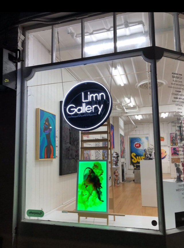 Infinarty at the Limn Gallery, in Ponsonby, New Zealand.