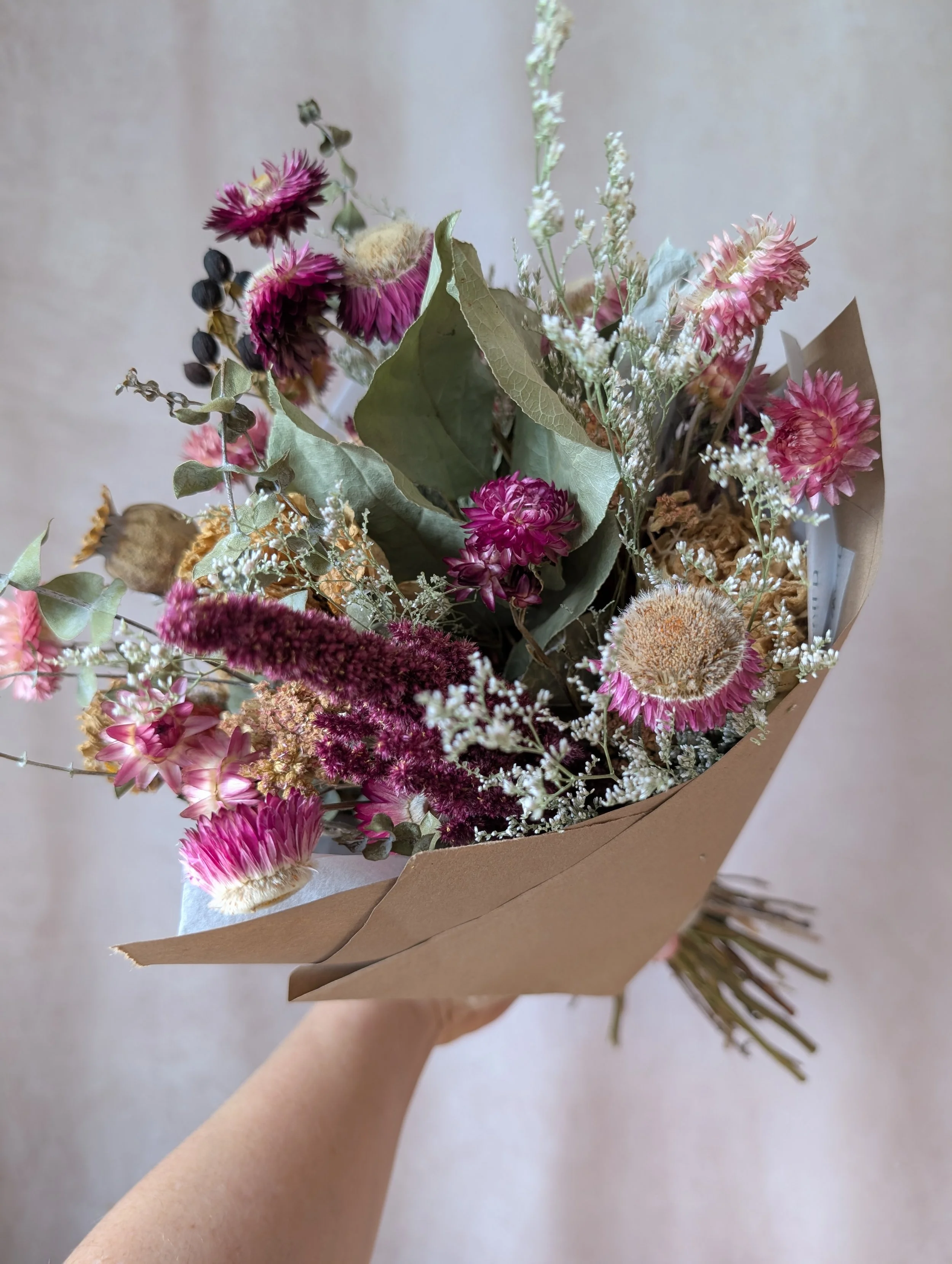 Everlasting Dried Flower Bouquet
