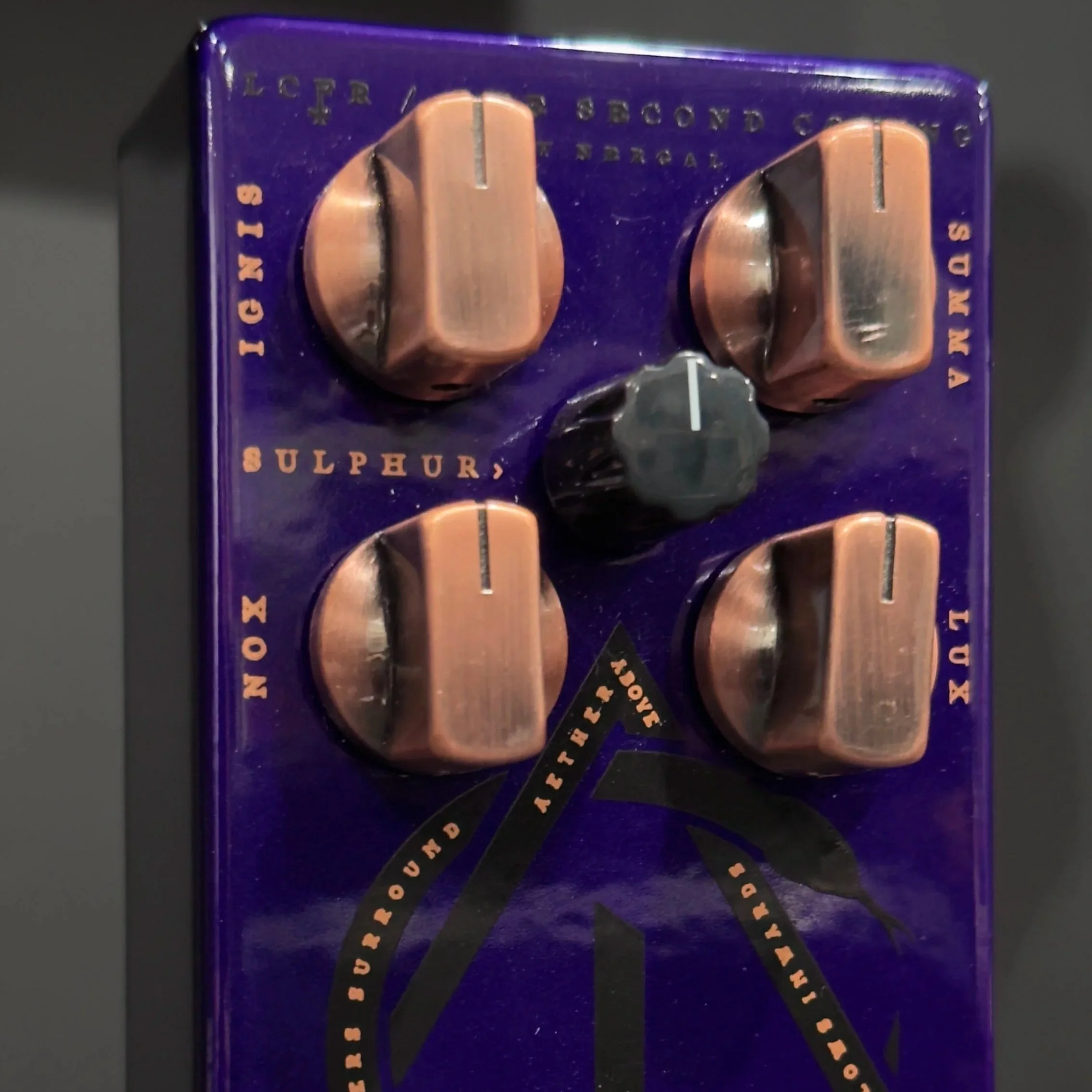 KHDK Electronics LCFR: The Second Coming | purple | Nergal of Behemoth signature limited edition overdrive/boost pedal