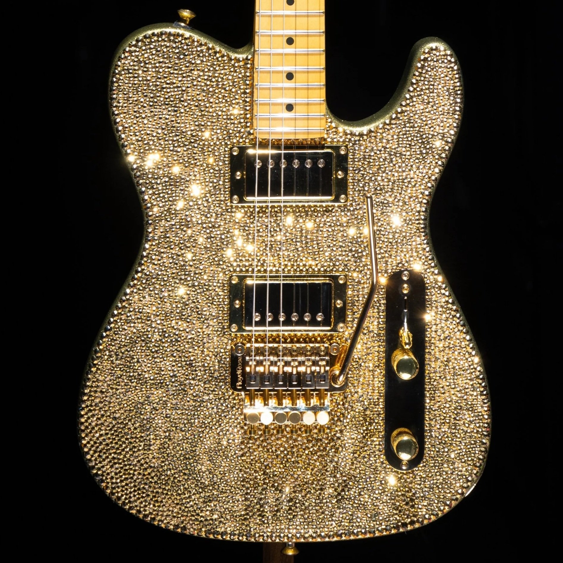 Swarovski® crystals' | Fender American Telecaster - "Fearless" | custom electric guitar