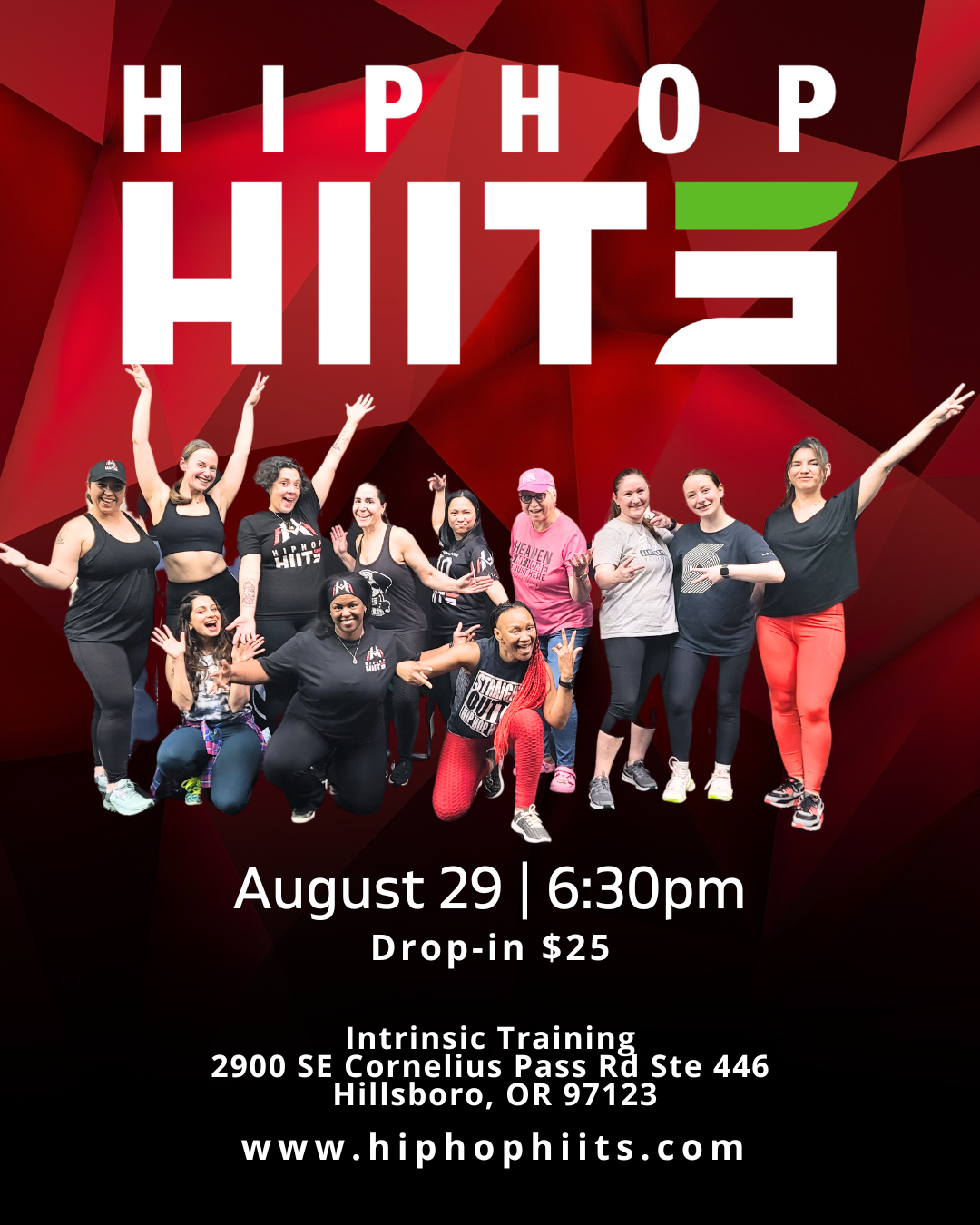 Hip Hop HIITs - August Event | Hillsboro