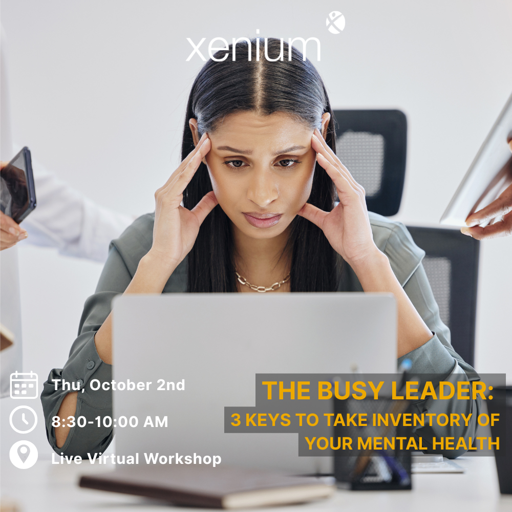 The Busy Leader: 3 Keys to Take Inventory of Your Mental Health | Virtual