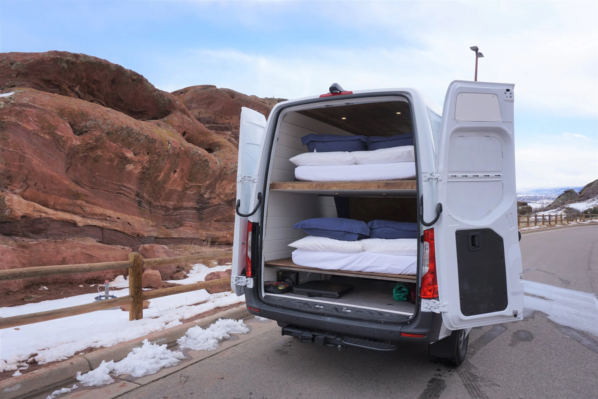 Custom Mercedes Sprinter Campervan For Rent — Discover Campervans Campervan Rentals Denver