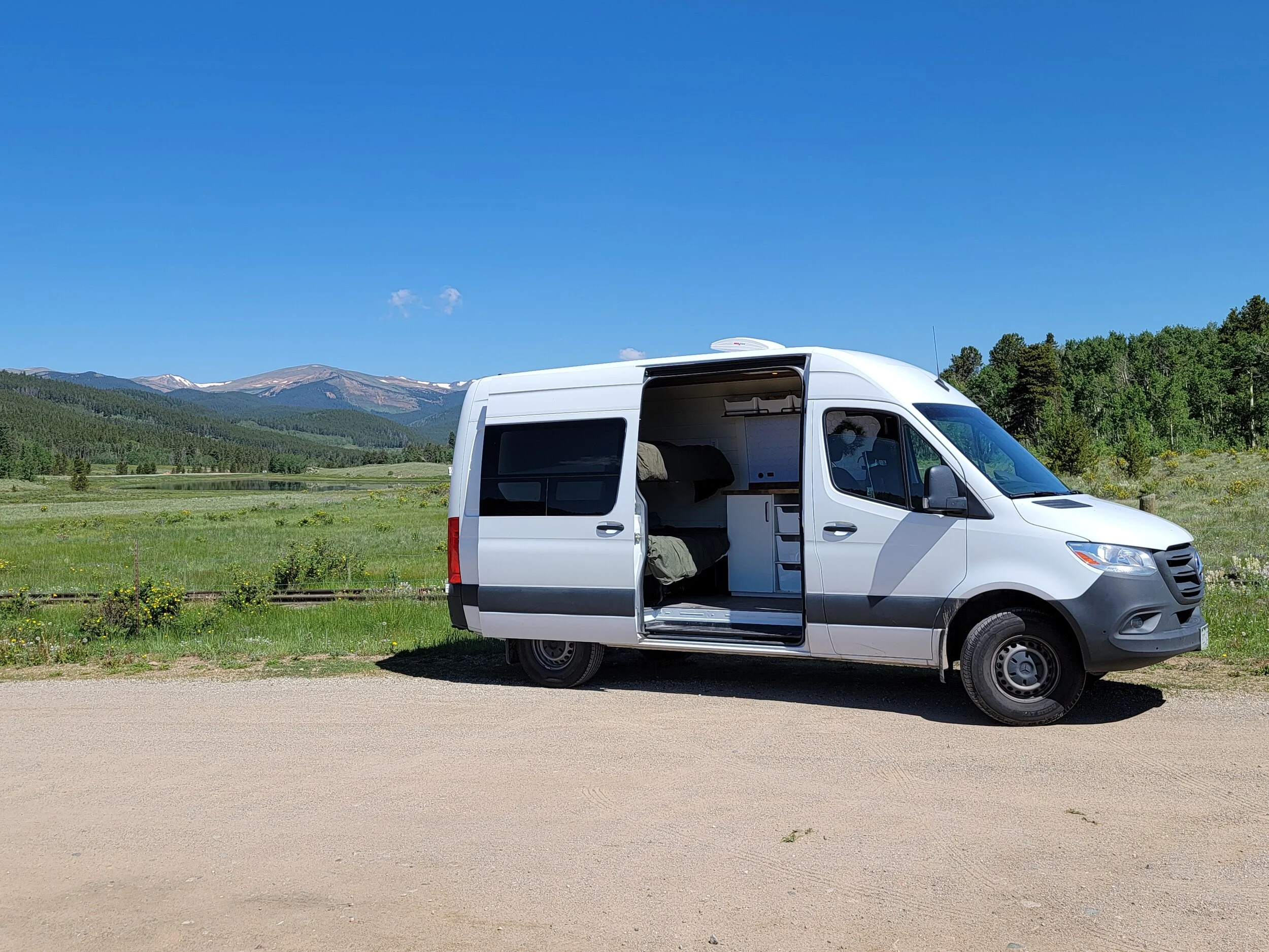 Custom Mercedes Sprinter Campervan For Rent — Discover Campervans Campervan Rentals Denver