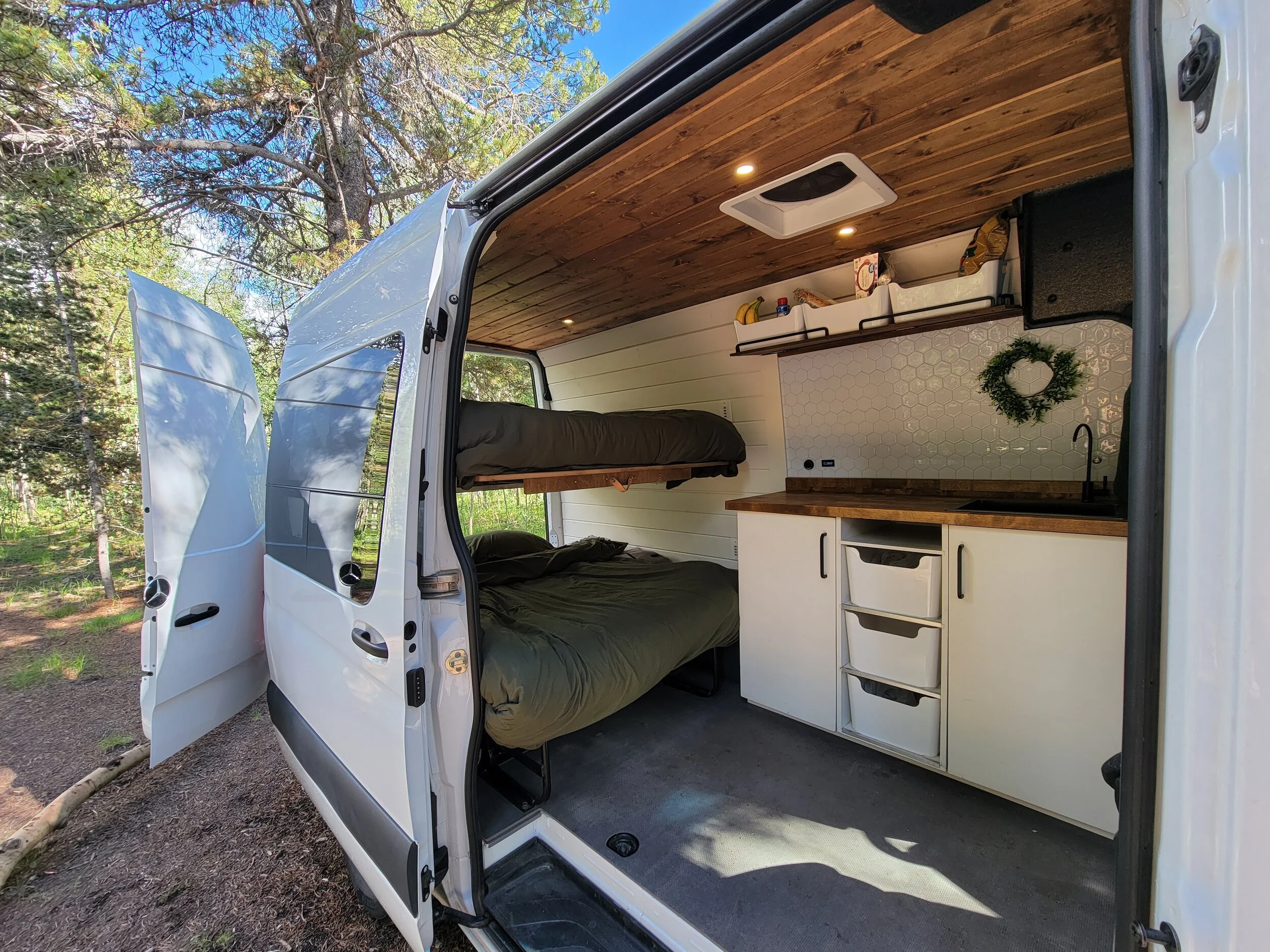 Custom Mercedes Sprinter Campervan For Rent — Discover Campervans Campervan Rentals Denver