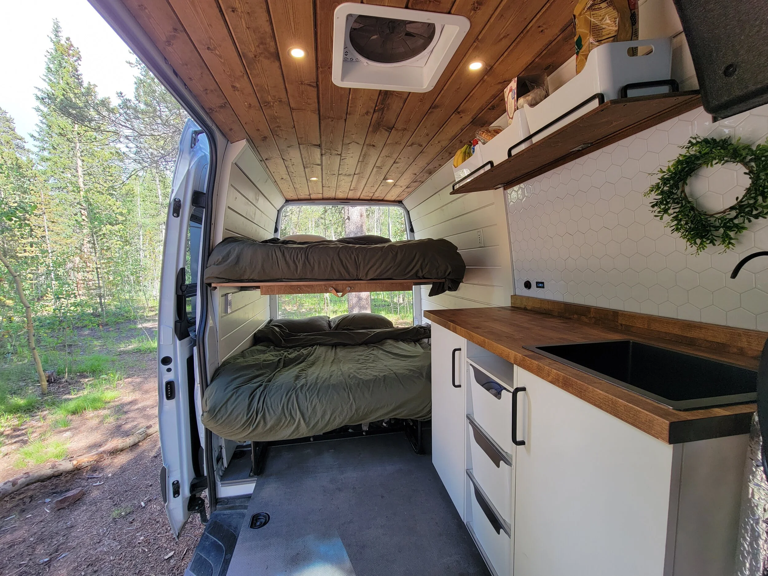 Custom Mercedes Sprinter Campervan For Rent — Discover Campervans Campervan Rentals Denver