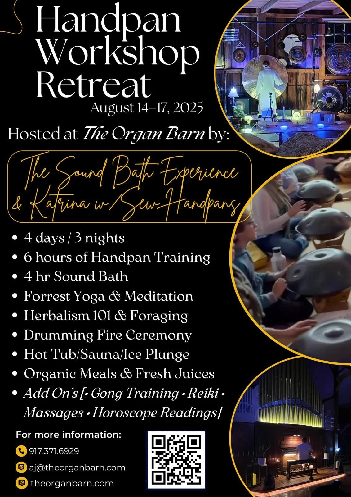 Handpan Workshop Retreate