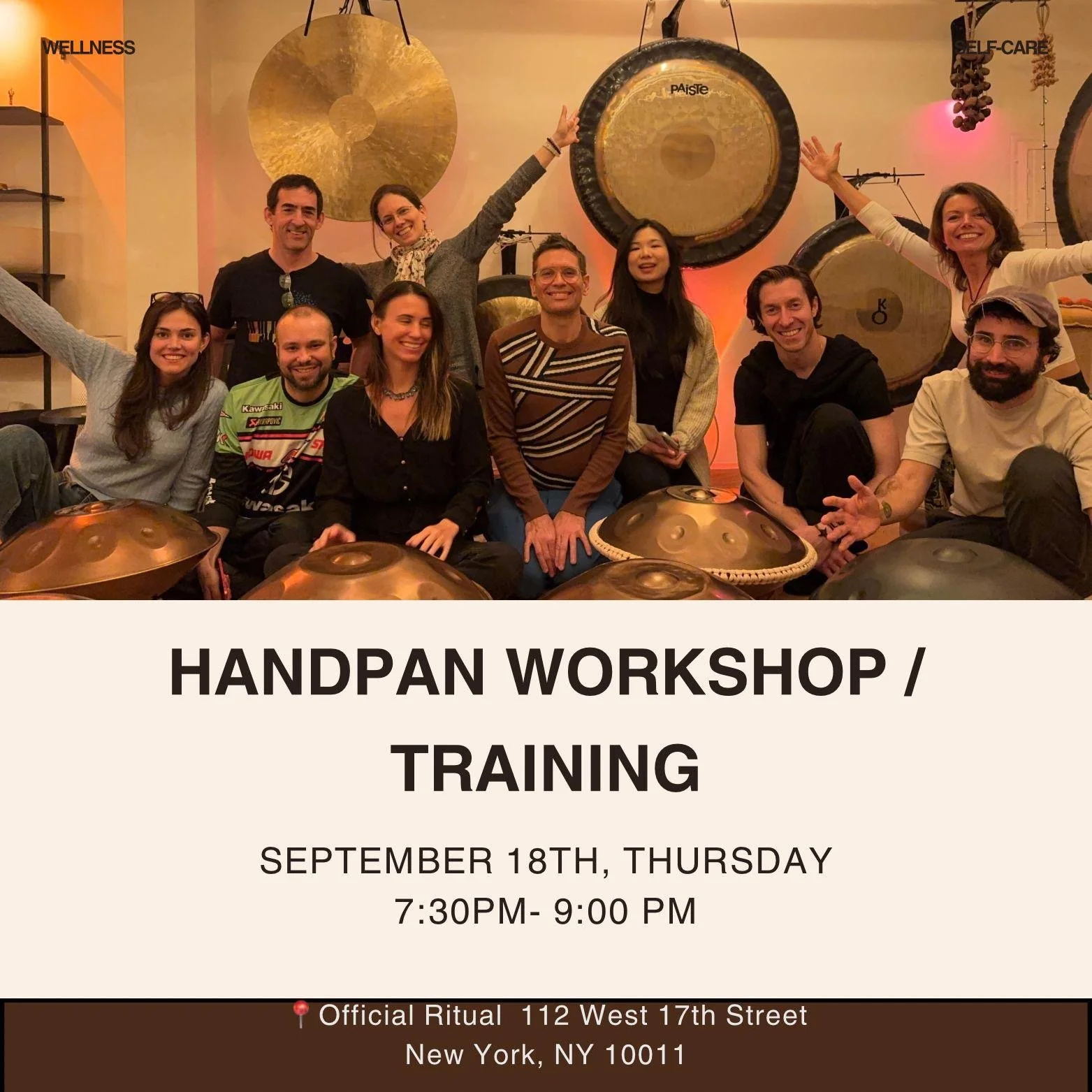 Handpan Music Workshop in Manhattan