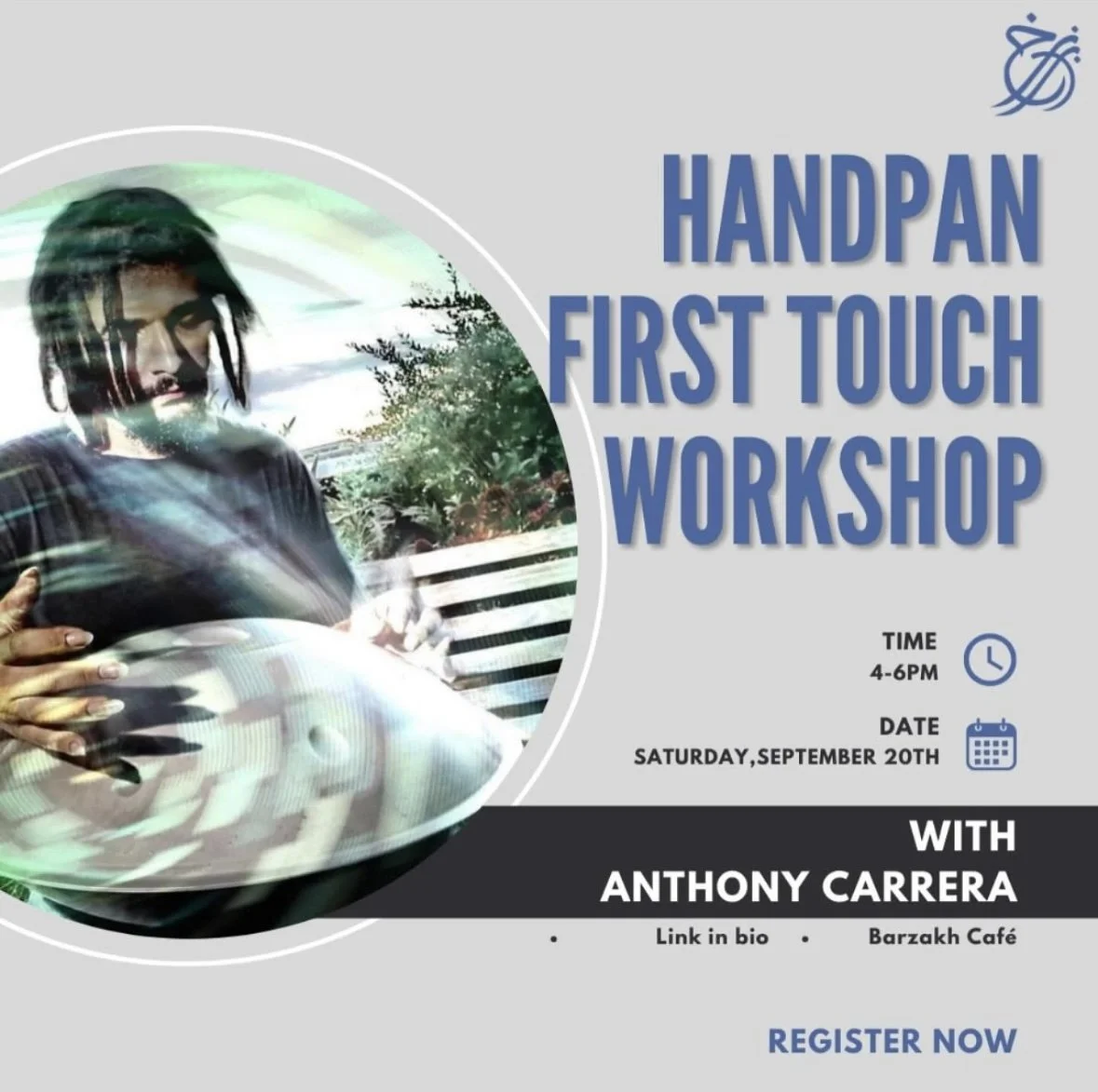First Touch Handpan workshop at @barzakh.cafe