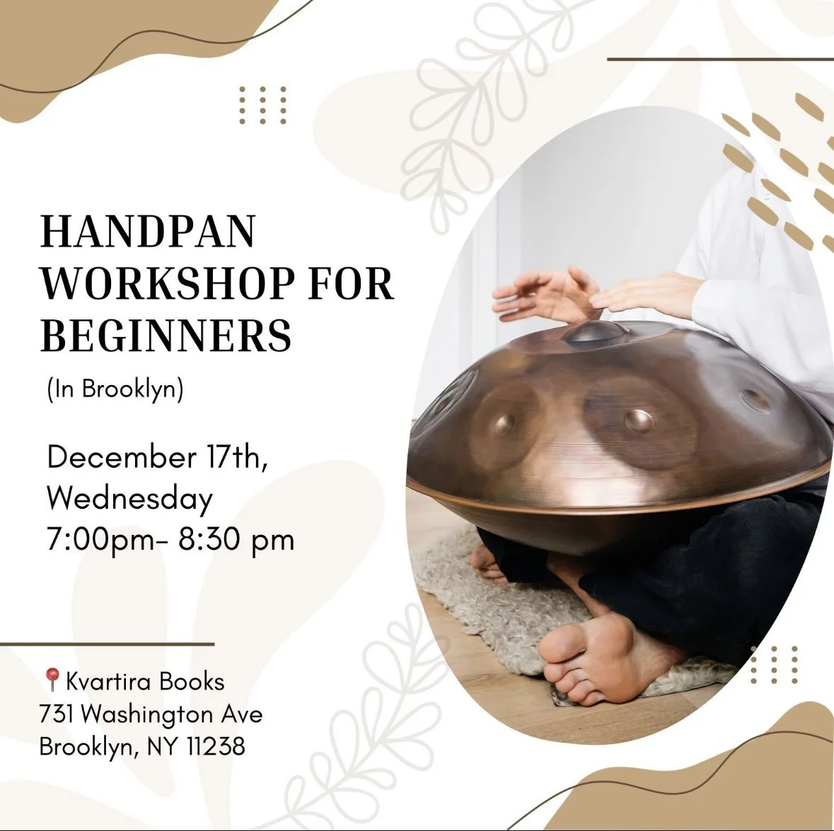 Handpan Workshop for Beginners 🎶