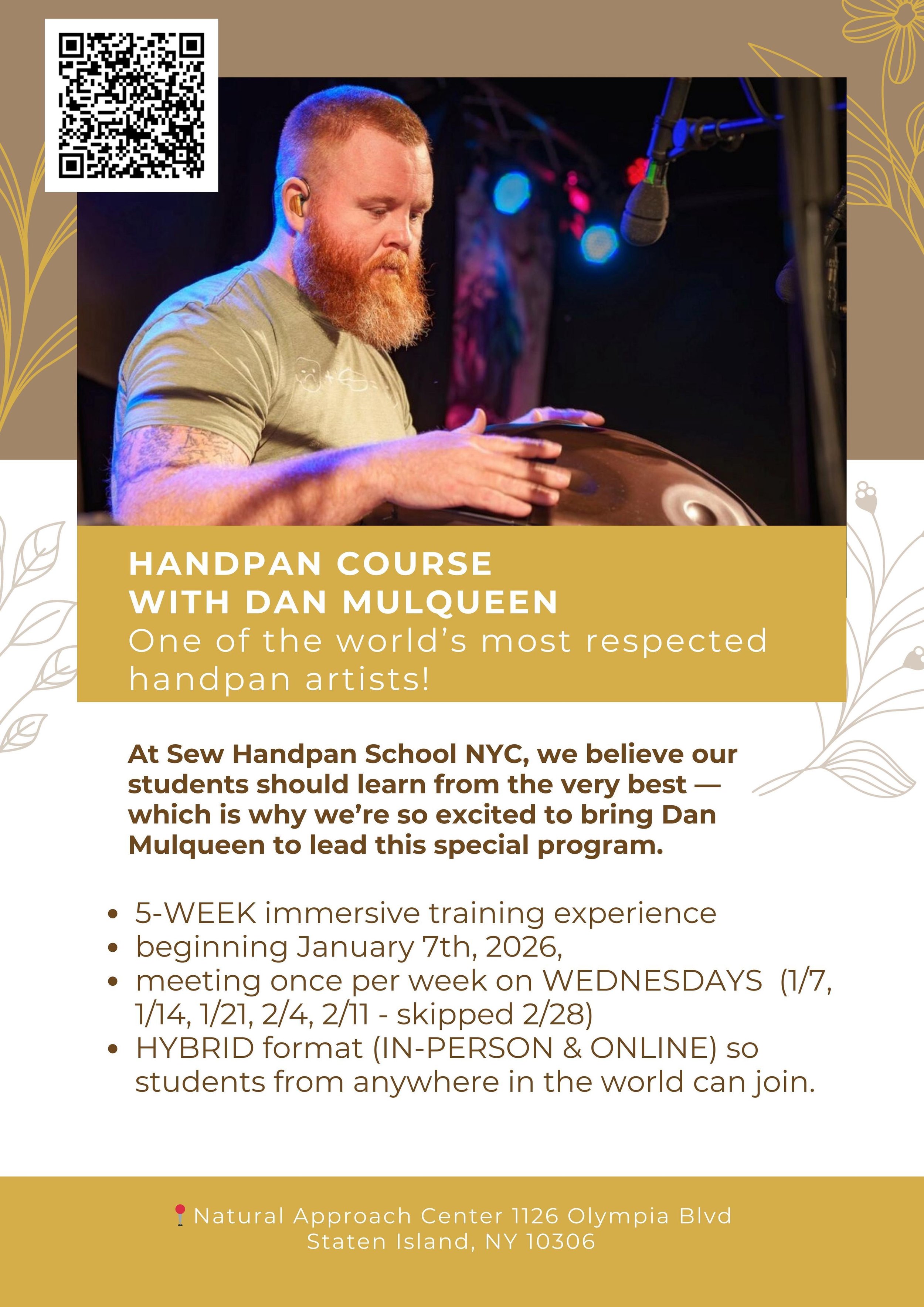 Handpan course with Dan Mulqueen