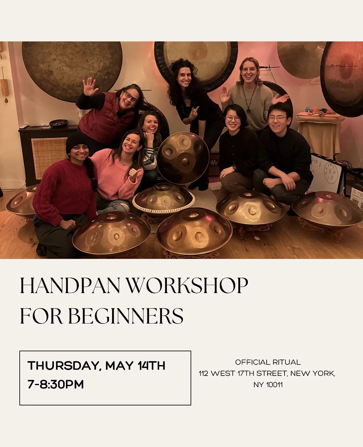 Handpan Workshop for beginners