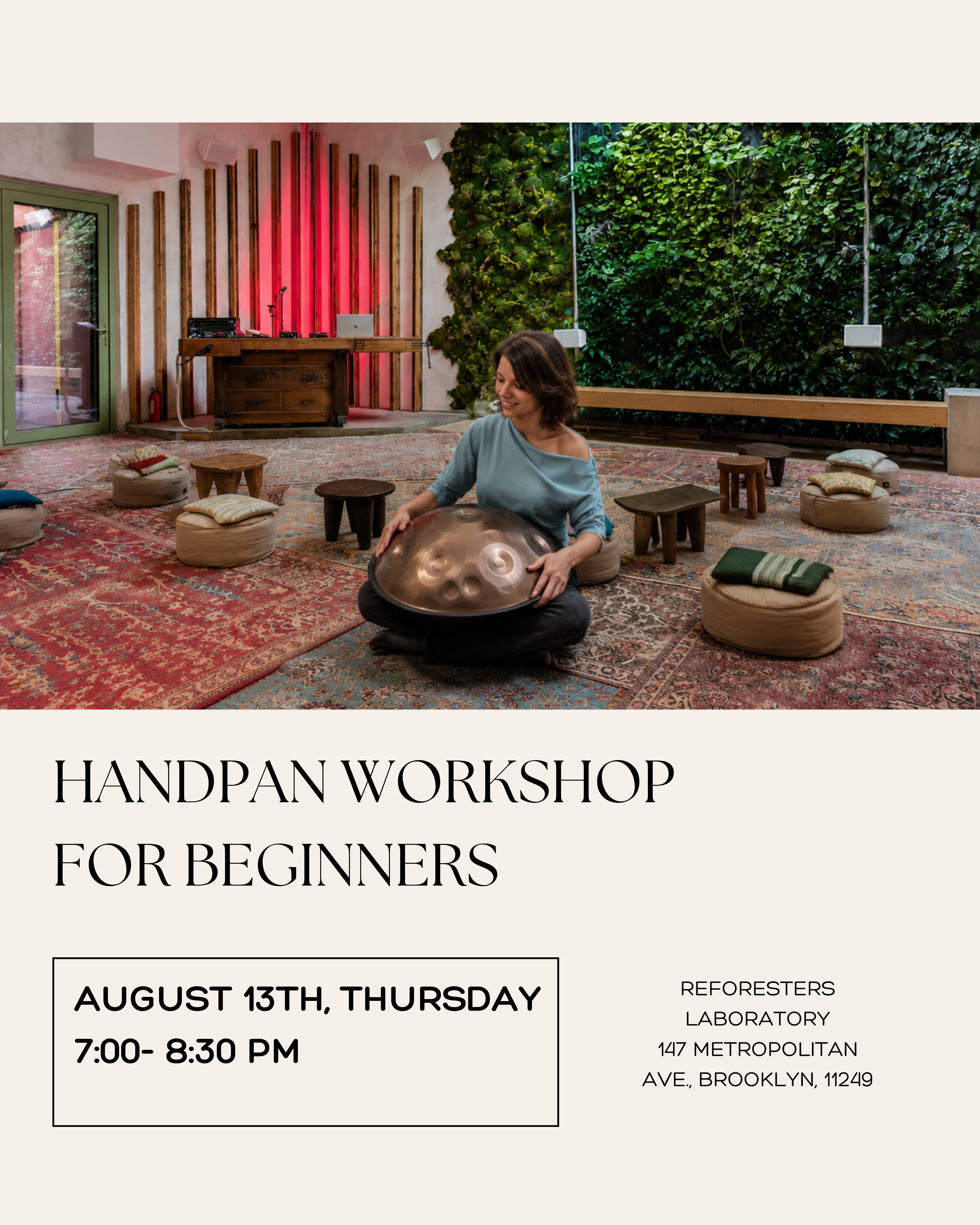 Handpan workshop for beginners