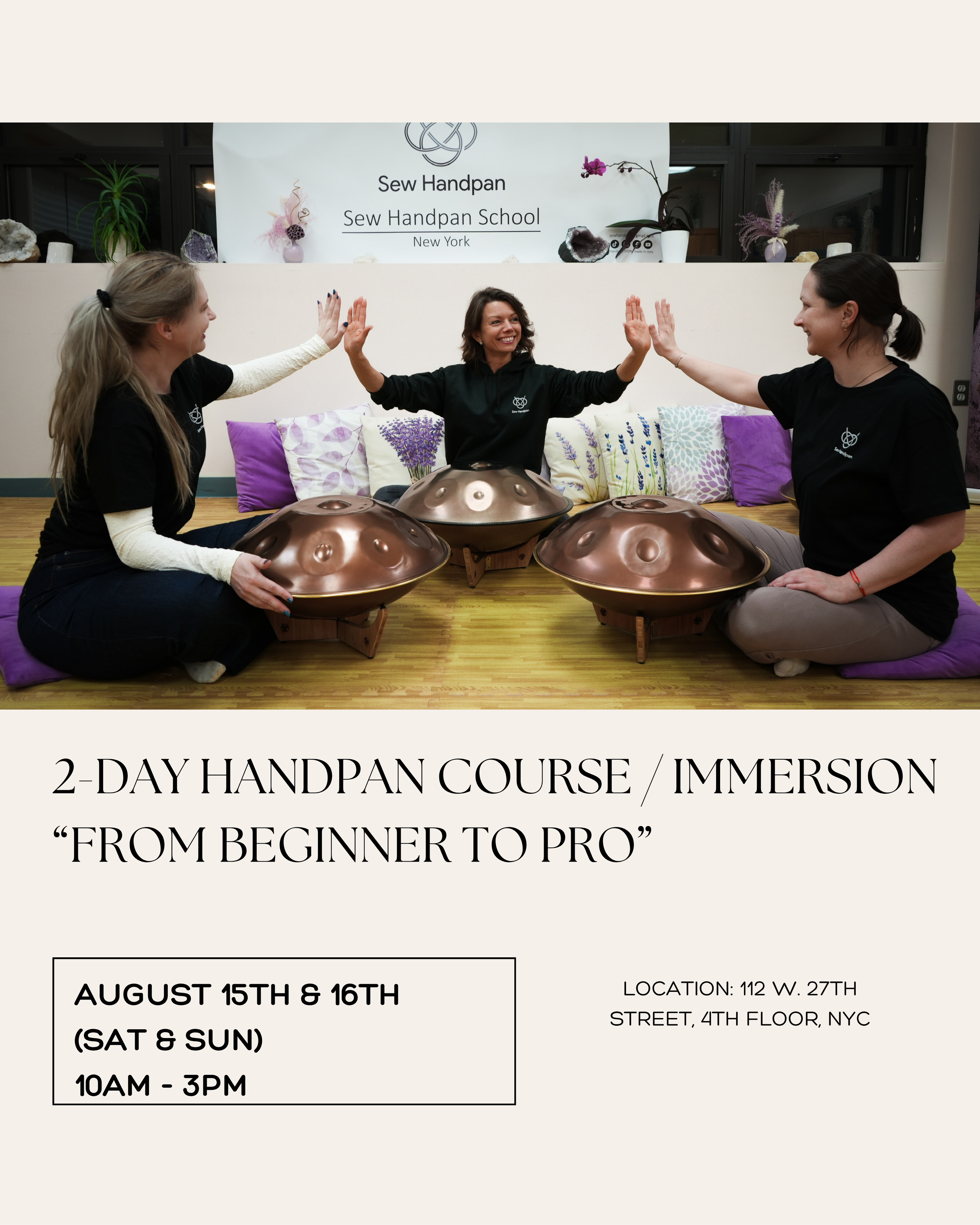 2-Day Handpan Course /  Immersion 🎶 “From Beginner to Pro”
