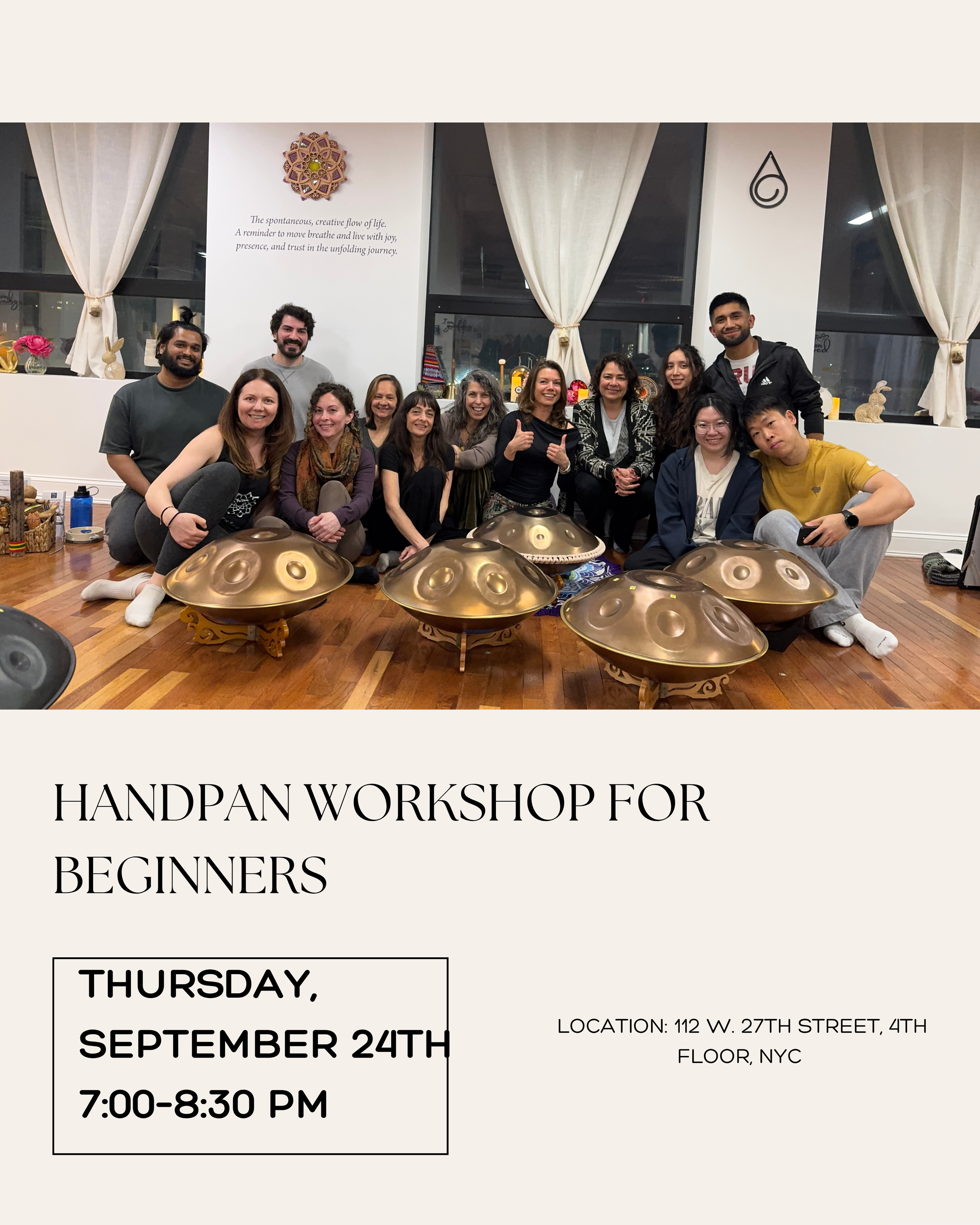 Handpan Workshop for Beginners