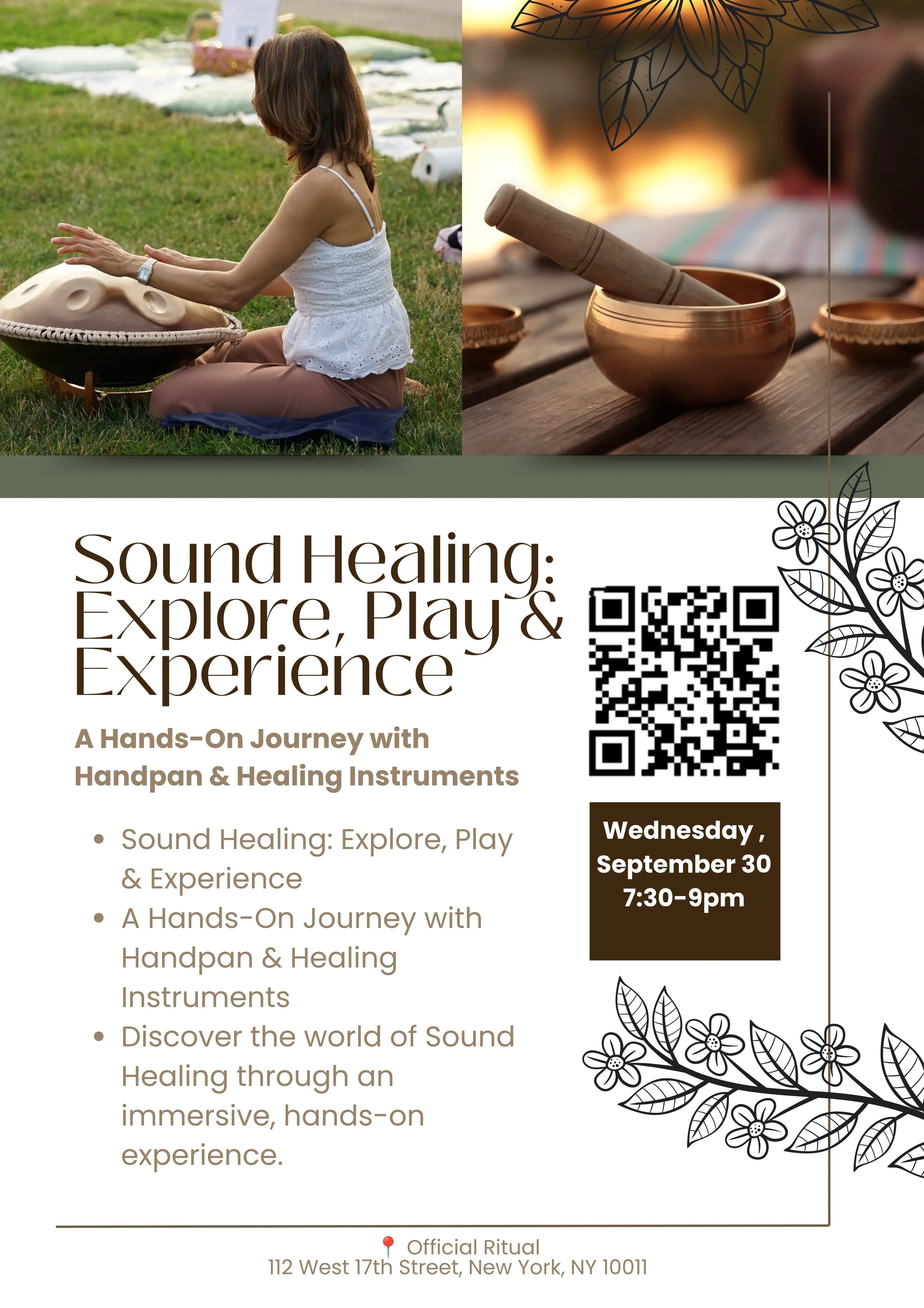 Sound Healing: Explore, Play &amp; Experience A Hands-On Journey with Handpan &amp; Healing Instruments