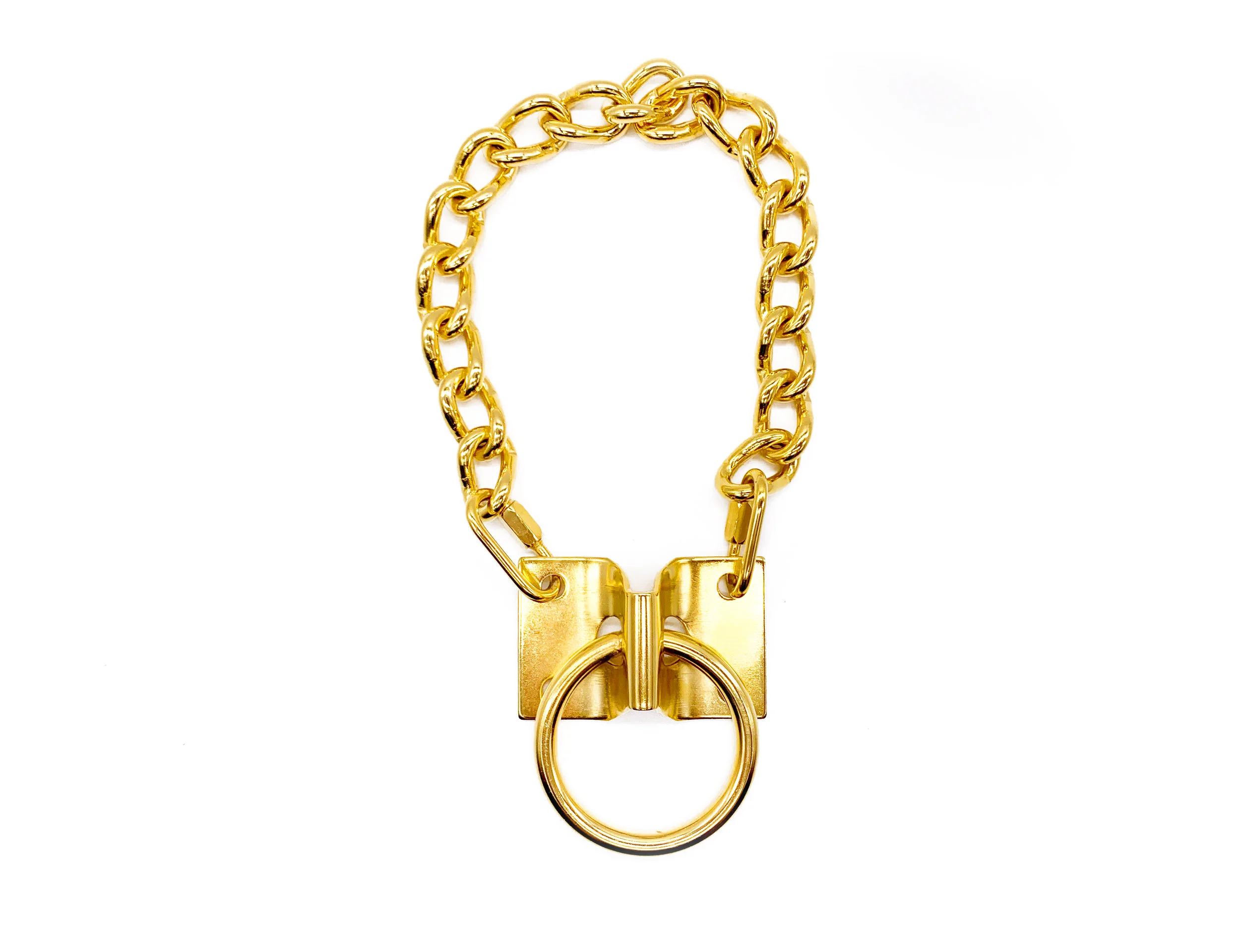  Industrial Revival choker 14K Goldplated Choker