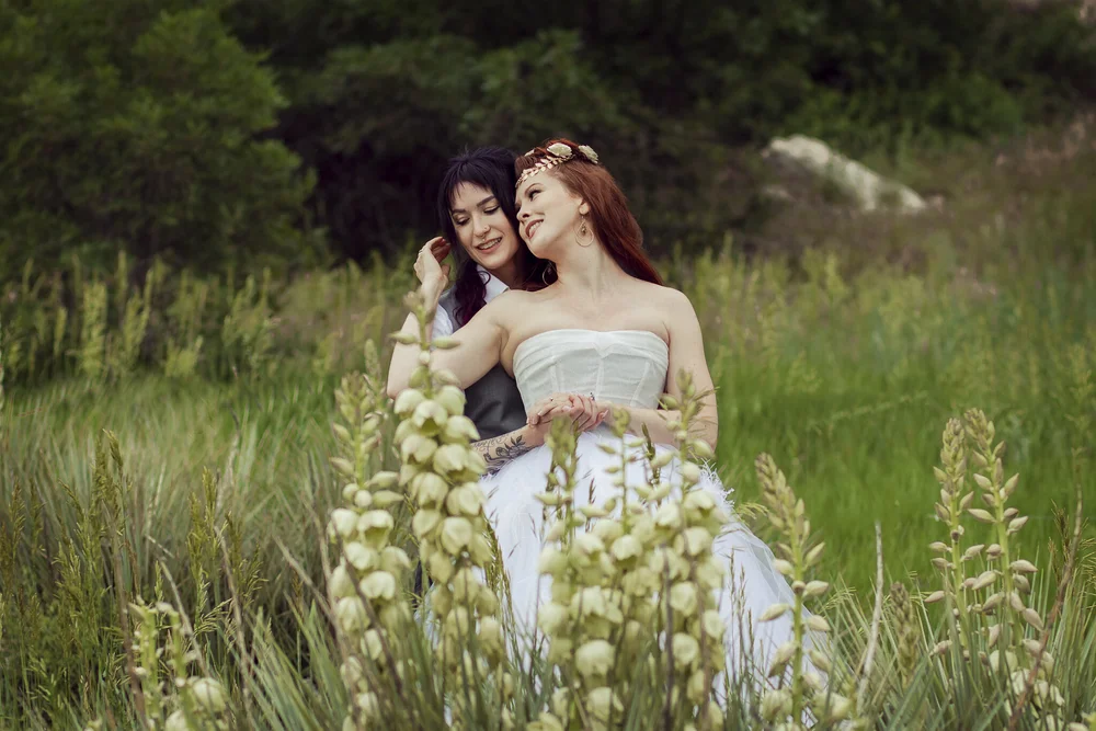 Bridal Photo Shoot  Littleton Denver Colorado at South Valley Park