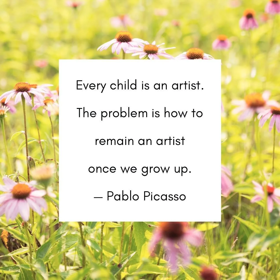 Do something today for your inner artist child 🌼 
Play, 
have fun, 
enjoy the summer like you used to as a kid, 
be inspired.
🎨🖍️