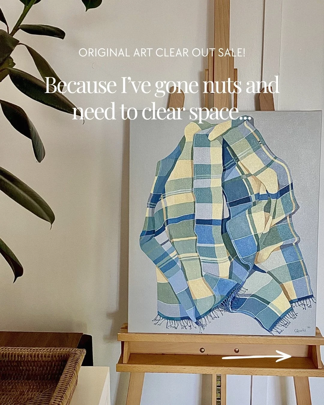 Ok, I&rsquo;ve officially lost the plot&hellip; but the time has come to clear some space. Which means my loss is very much your gain.

I have a small selection of original paintings available at heavily reduced prices &mdash; all framed, all ready t