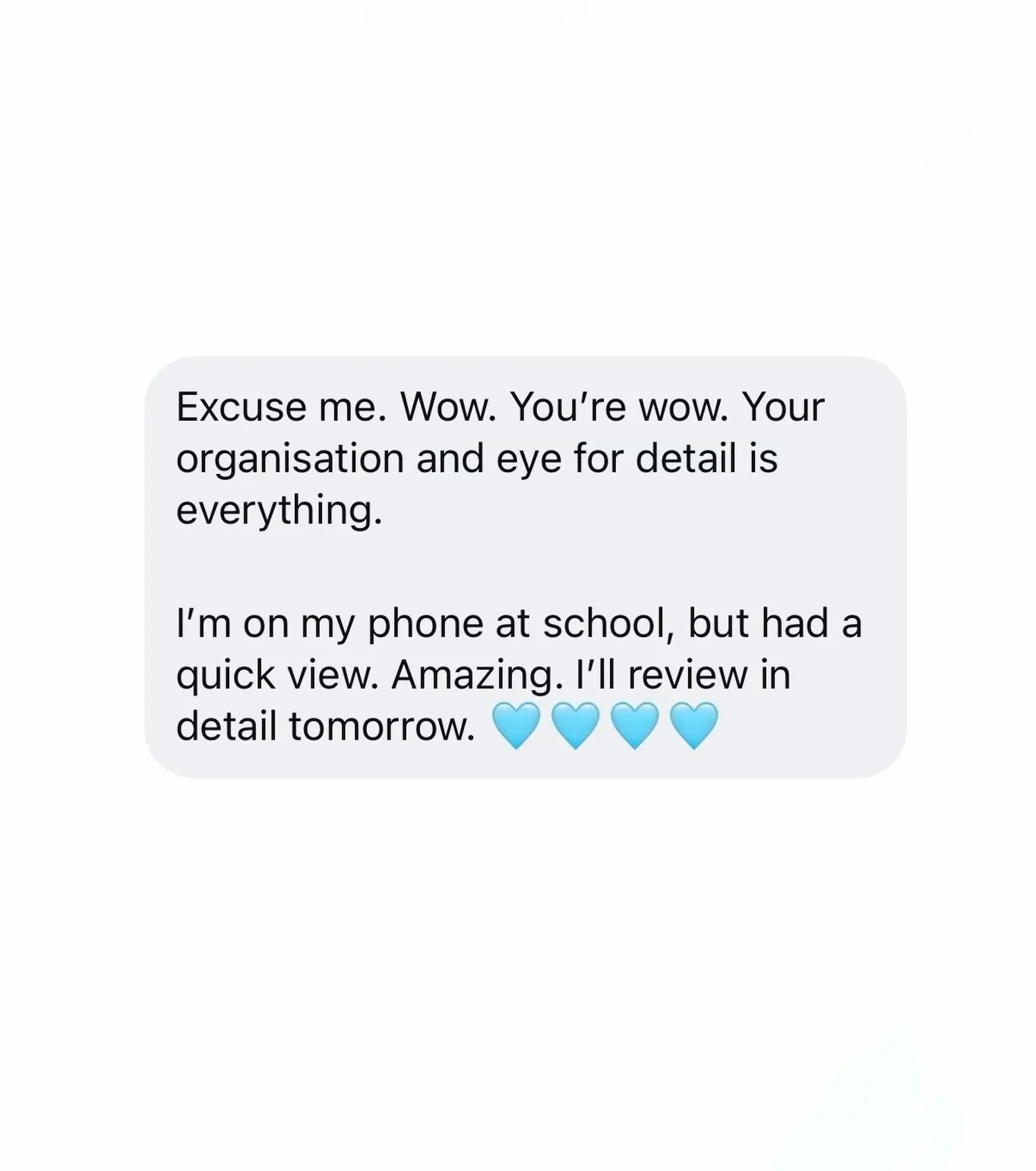 A little client feedback I forgot to share last week&hellip; 

They do say when you love what you do&hellip;

Lately I&rsquo;ve been working behind the scenes on social media management, content creation + graphic design for some very cool brands on 