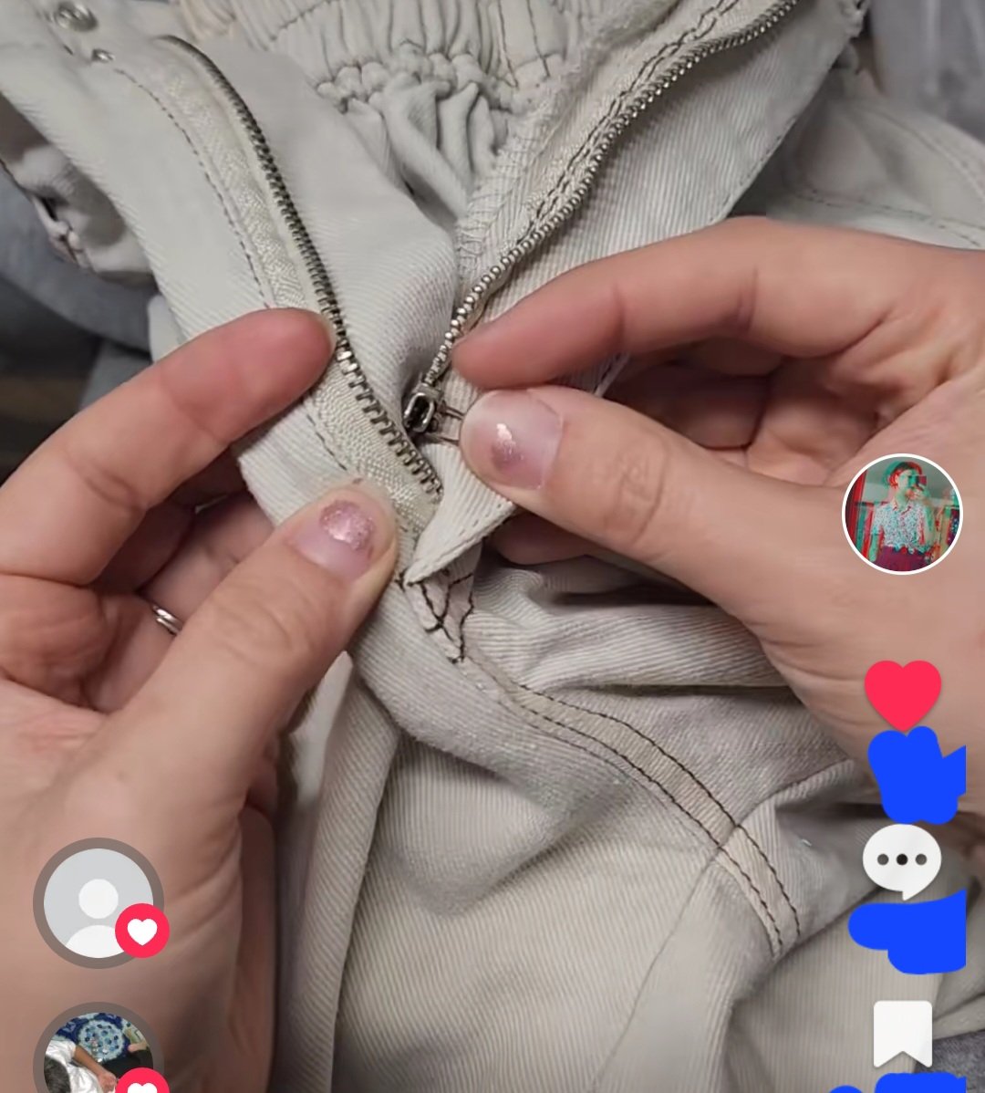 My most watched TikTok!! How to fix a broken zipper