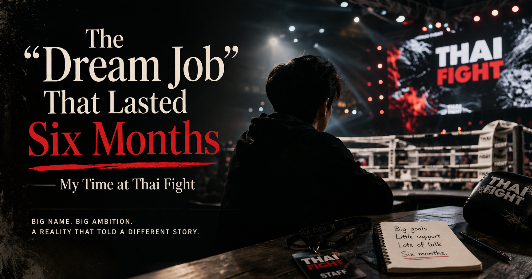 The “Dream Job” That Lasted Six Months: My Time at Thai Fight, Six Years Later