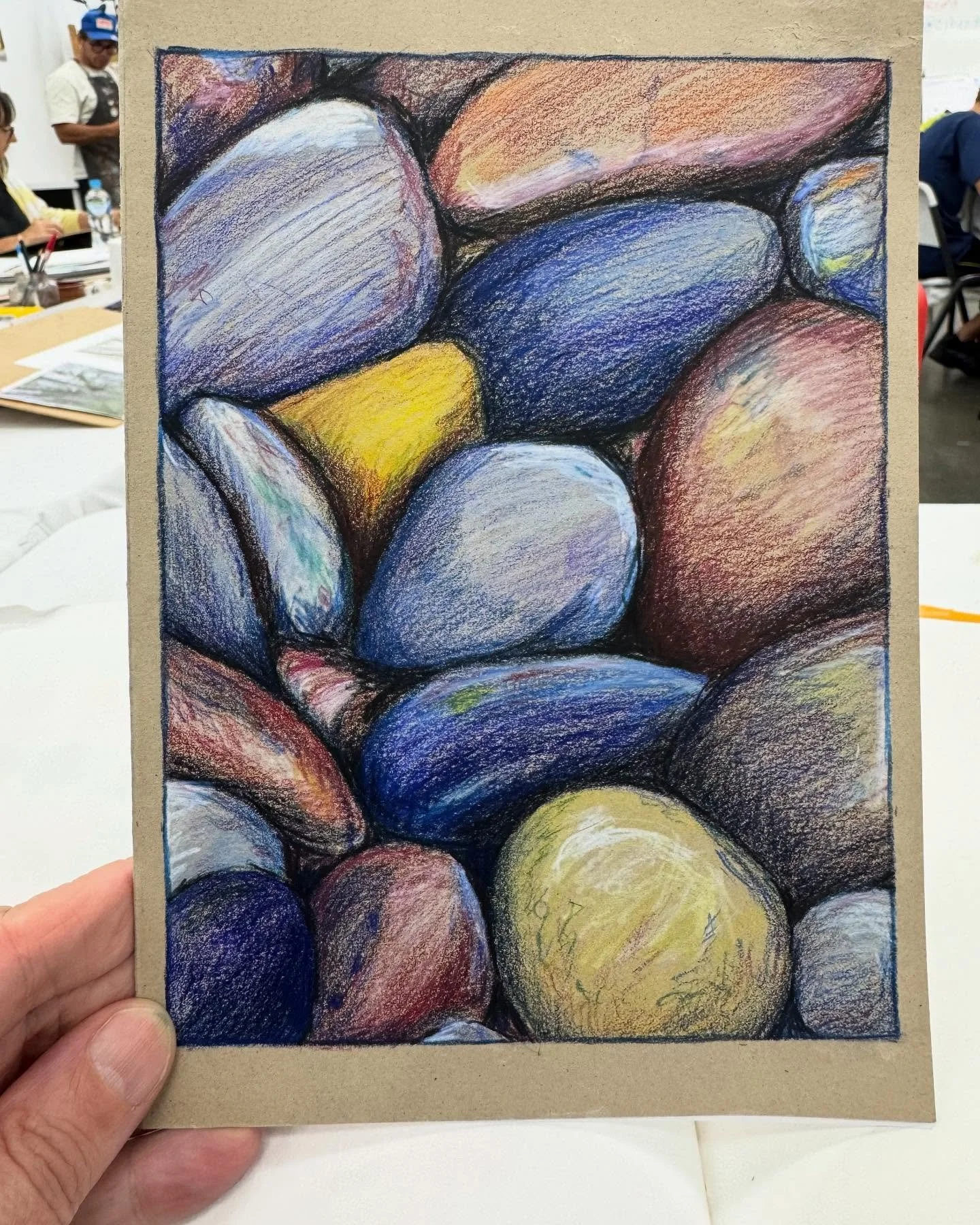Some fun with prismacolour pencils this week. The piece on the left is mine which, as you can see is copied from someone else&rsquo;s masterpiece for practice purposes only. I&rsquo;m pretty happy with the final result. I have to say I was struggling