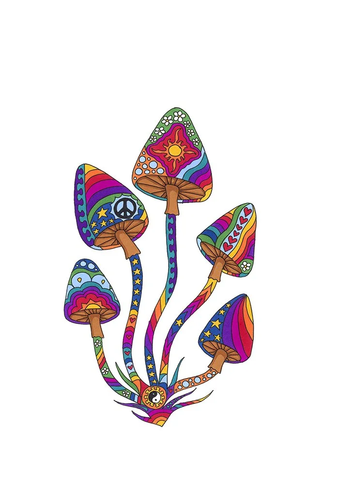 Psychedelic 5Mushrooms